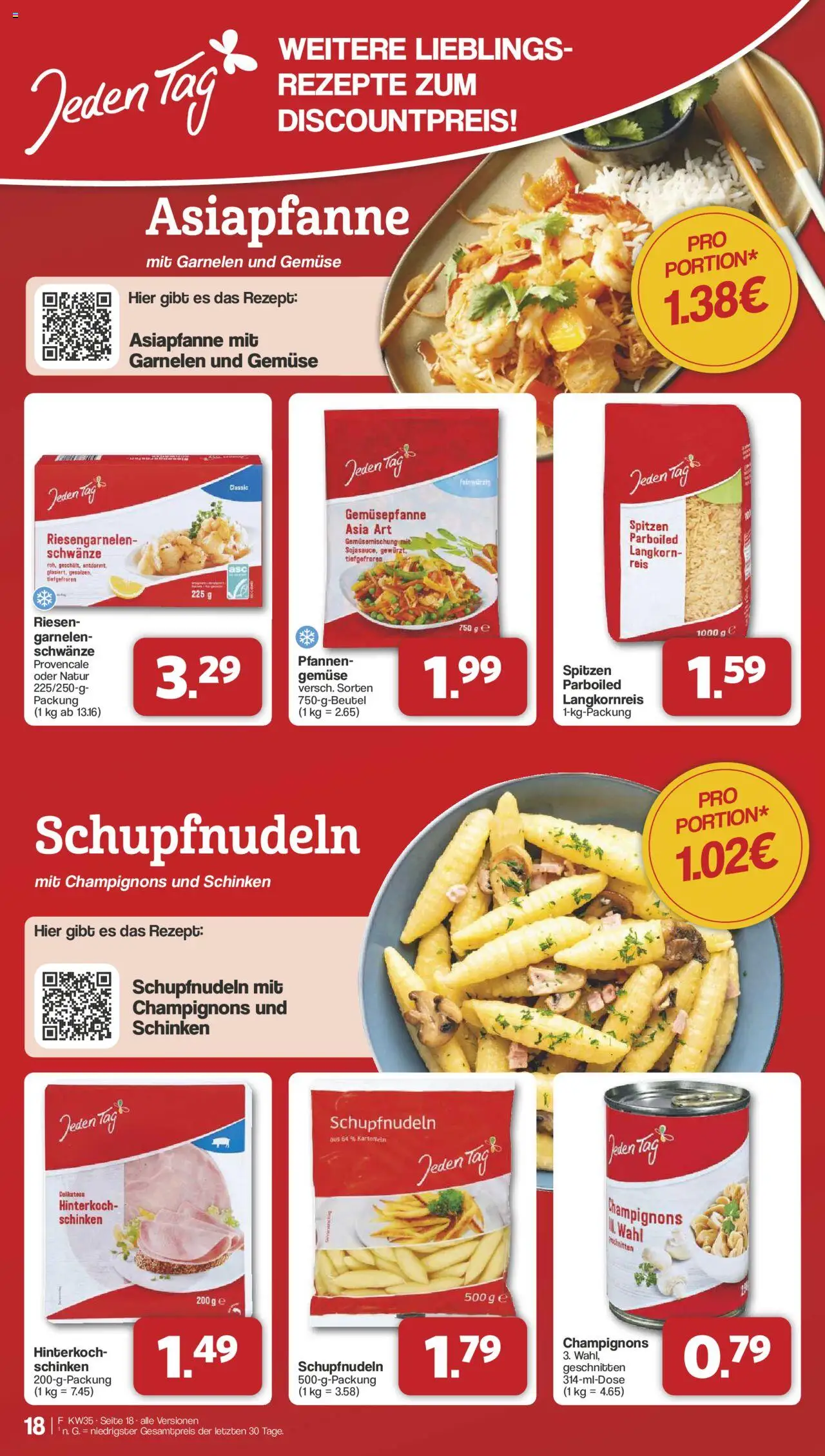 Famila Nordwest Prospekt 	 - gültig ab dem 25.08.2025 | Seite: 21 | Produkte: Garnelen, Kartoffeln, Gemüse, Reis