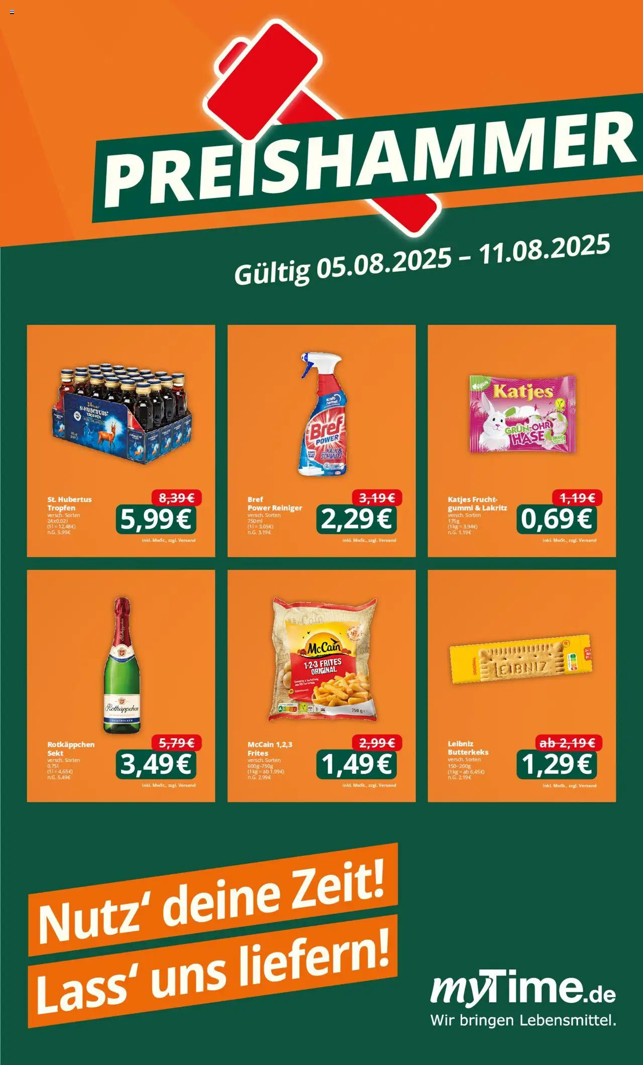Famila Nordwest Preishammer - gültig ab dem 04.08.2025 | Seite: 1 | Produkte: Katjes, McCain 123 Frites, McCain, Rotkäppchen