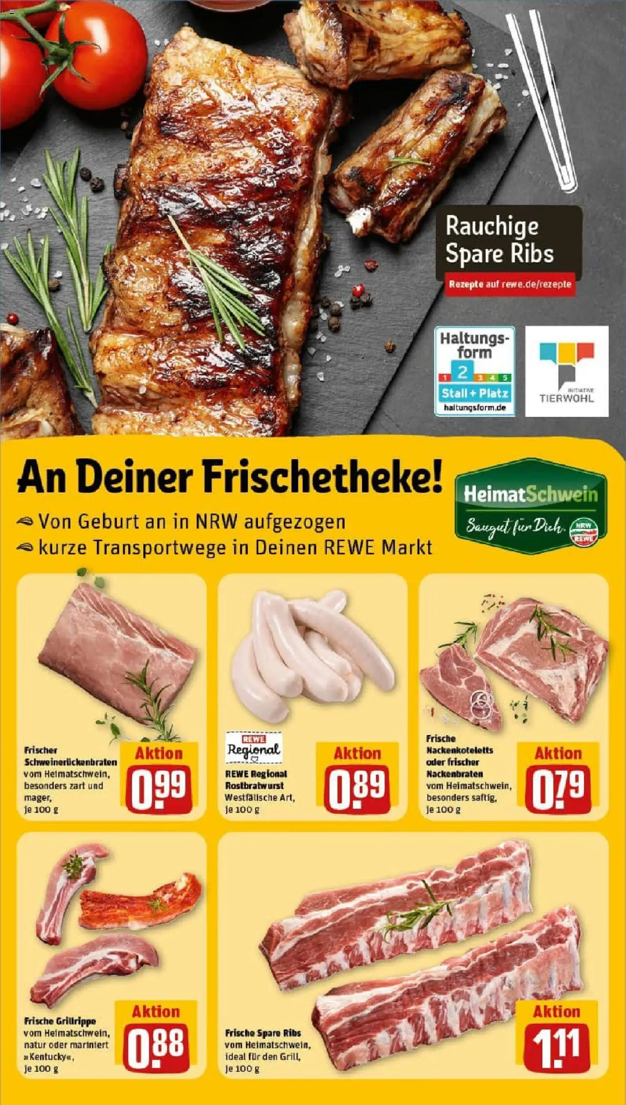 Rewe prospekt Duisburg / Rumeln	 - gültig ab dem 29.06.2025 | Seite: 10 | Produkte: Grill, Spare ribs