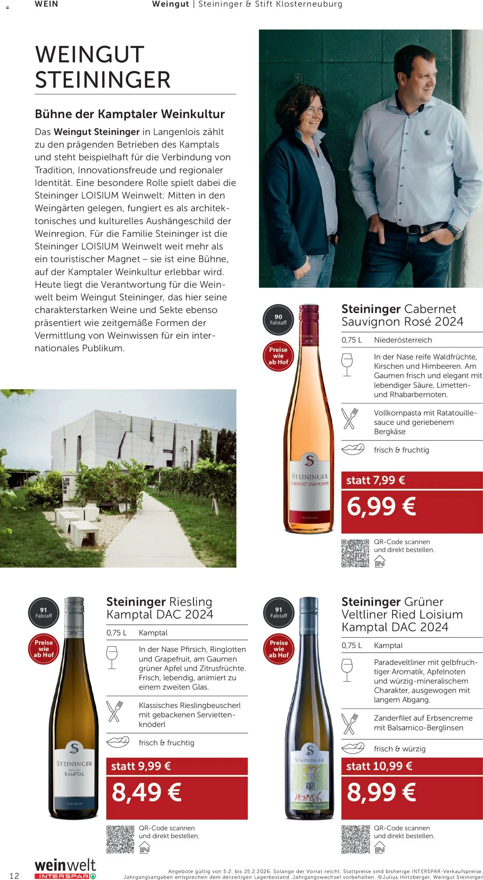 Interspar Wein Welt gültig ab 05.02.2026 | Seite: 12 | Produkte: Wein, Äpfel