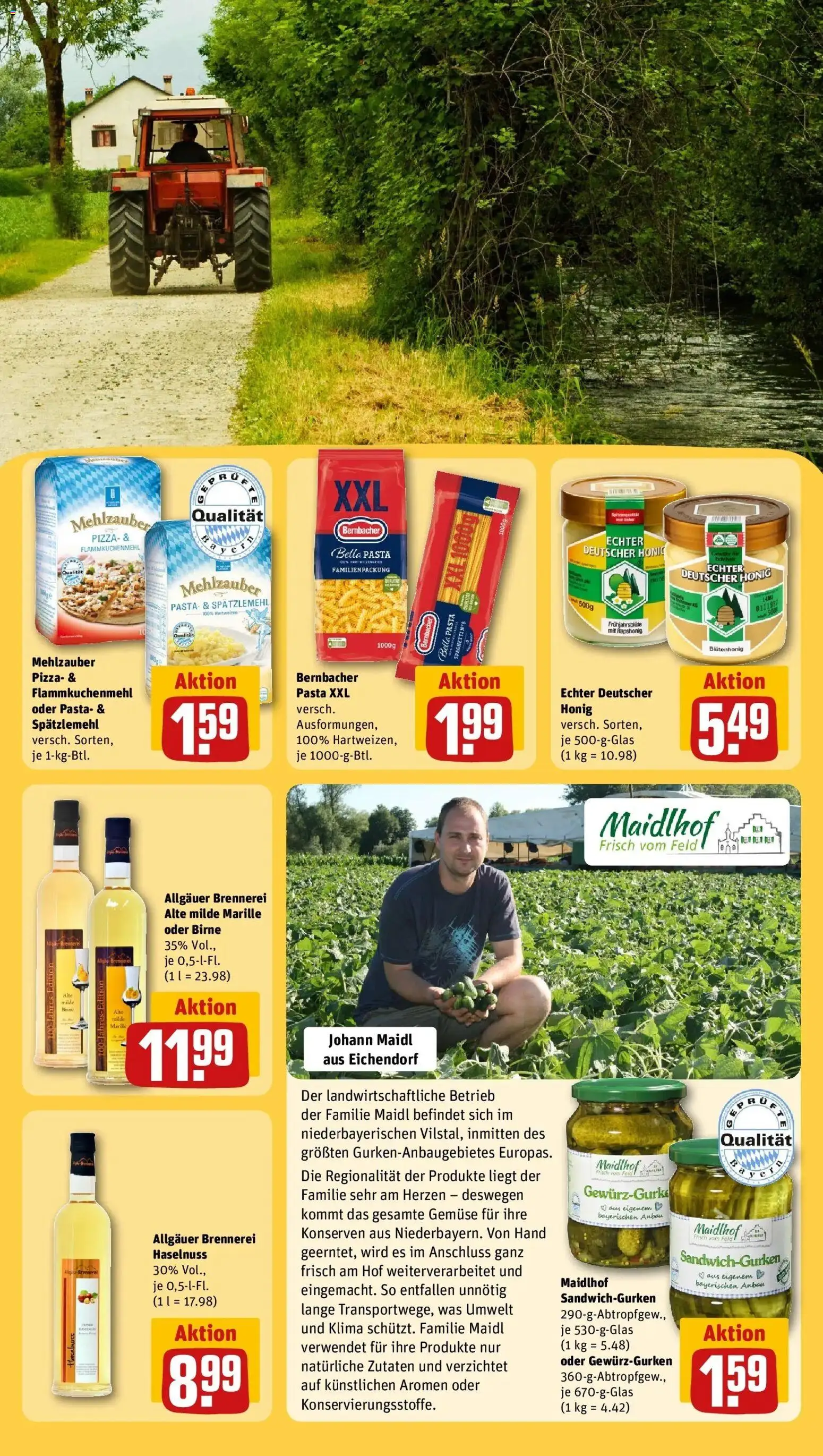 Rewe prospekt Untermeitingen	 – gültig ab 22.02.2026 | Seite: 27 | Produkte: Gemüse, Birne, Pasta, Pizza