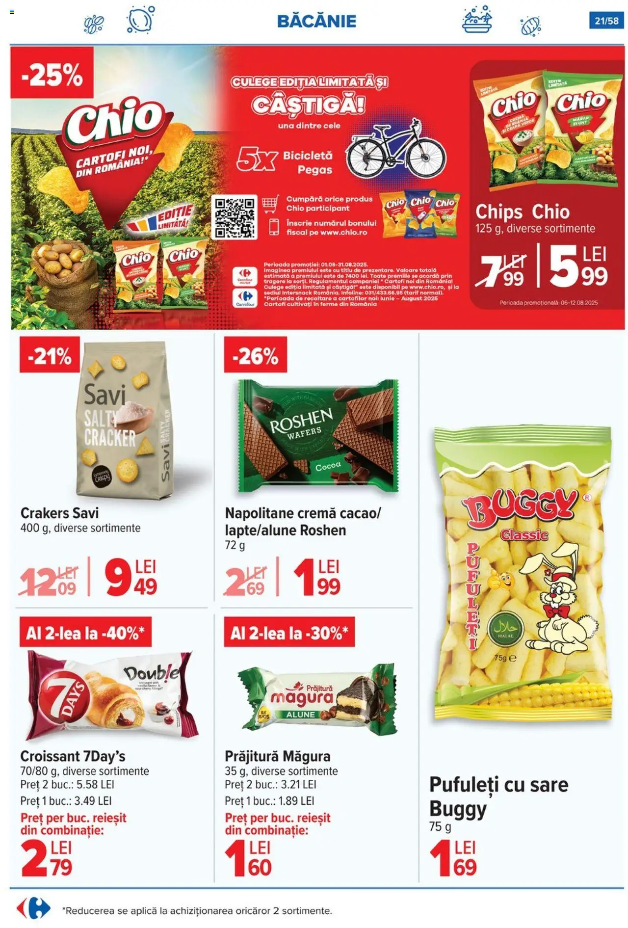 Catalog Carrefour – valabil de la 06.08.2025 | Pagină: 22 | Produse: Brânză, Cremă de brânză, Cartofi, Sare