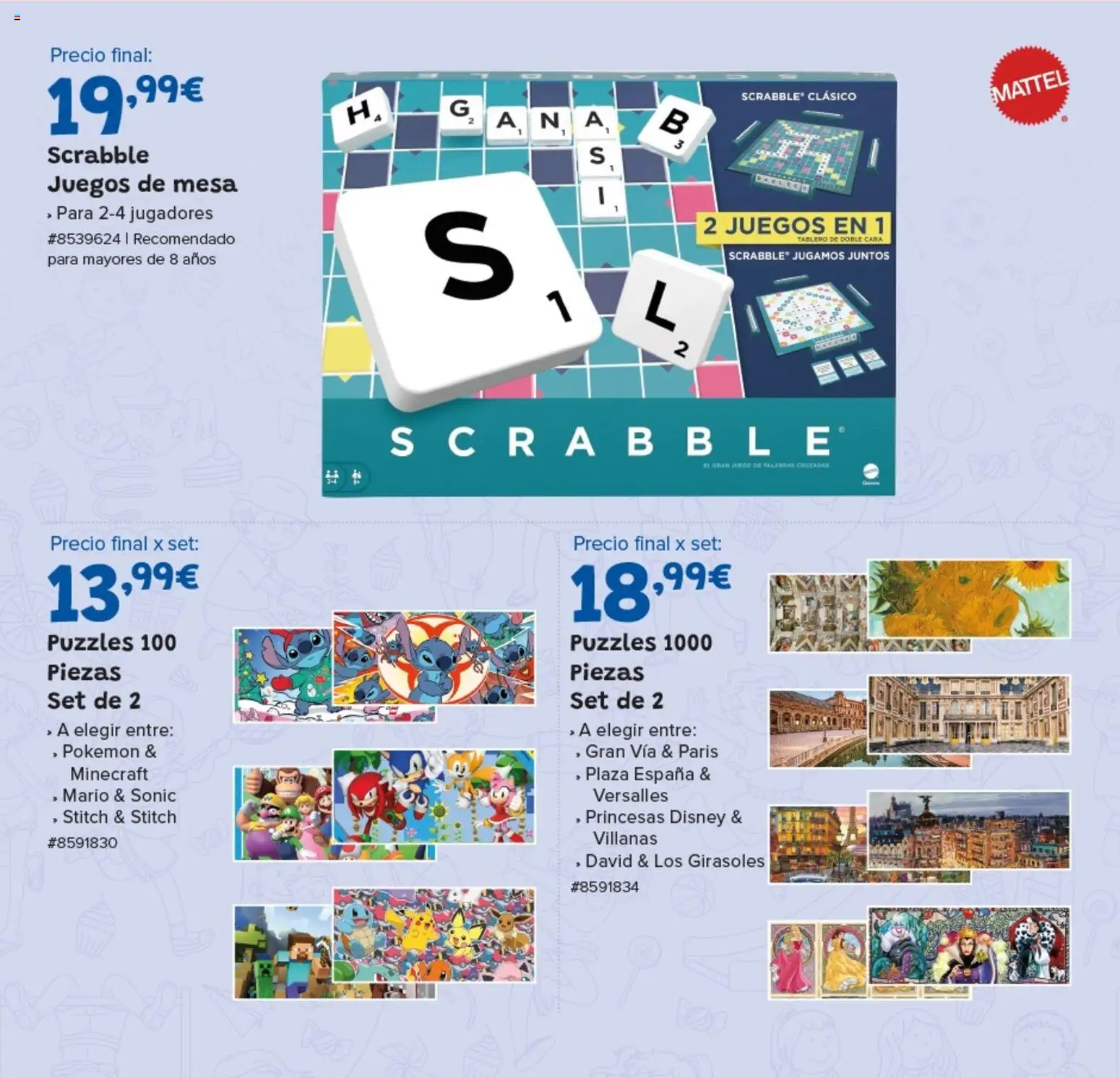 Costco catálogo │ válido desde el 02.12.2025 | Página: 6 | Productos: Juegos de mesa, Mesa