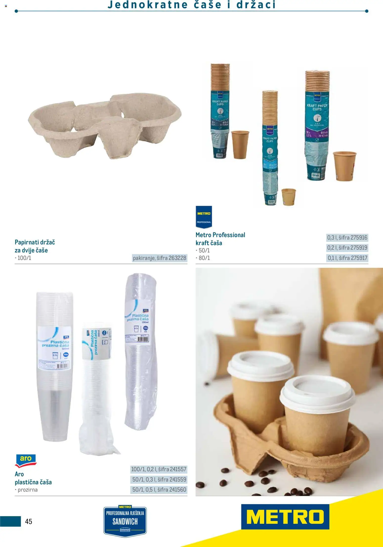 Metro katalog | vrijedi od 05.03.2026 | Stranica: 45 | Proizvodi: Čaše