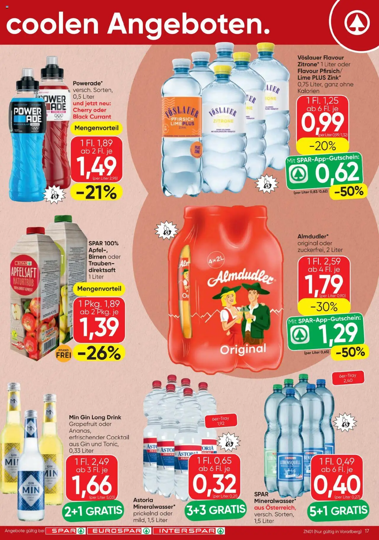 Spar Flugblatt gültig ab 03.07.2025 | Seite: 17 | Produkte: Grapefruit, Zitrone, Planche de surf, Äpfel