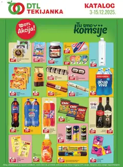 Tekijanka katalog - pregled Tekijanka kataloga - važi od 03.12.2025 | Strana: 1 | Proizvode: Voda, Guarana, Omekšivač za veš, Pepsi
