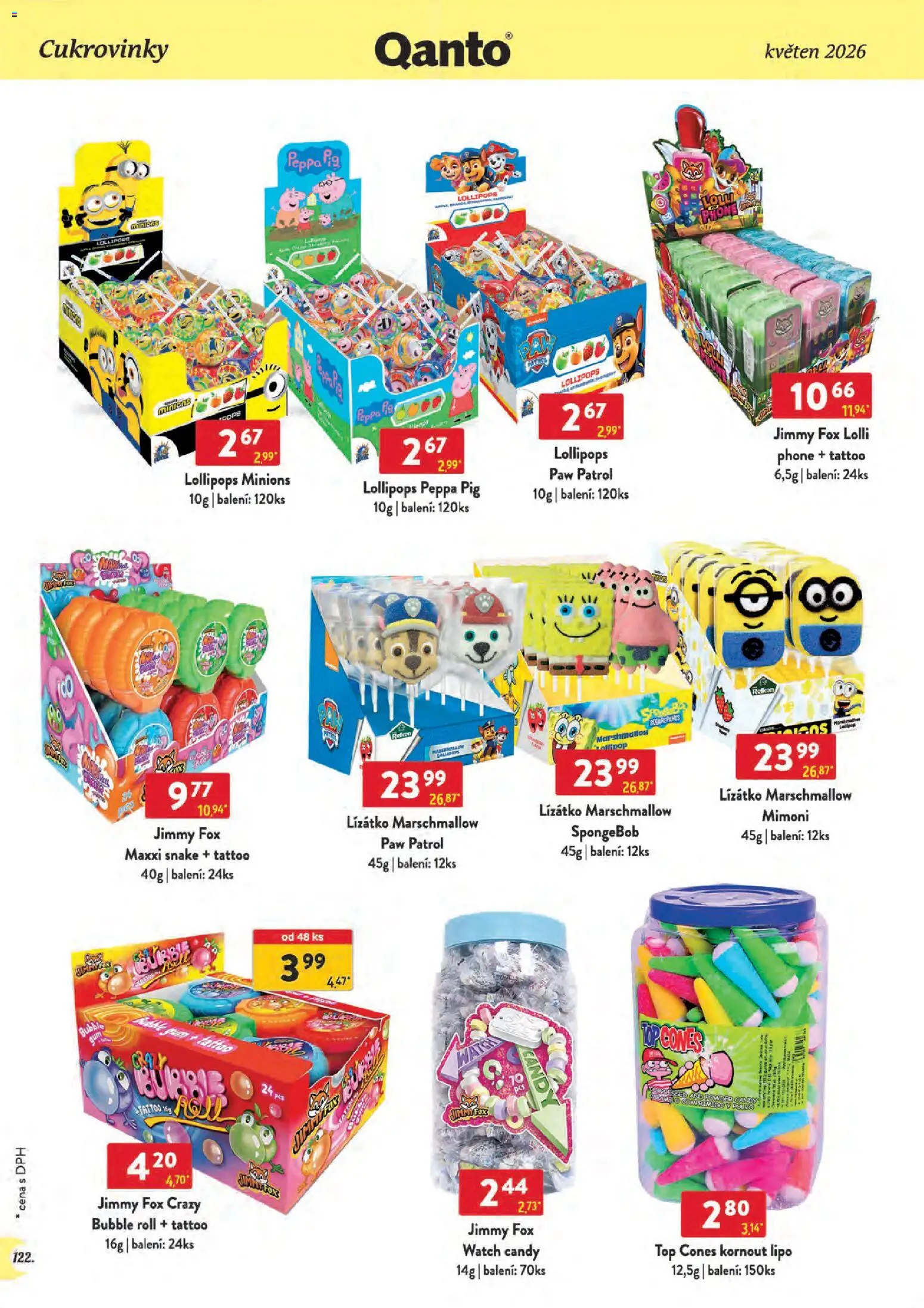 Astur & Qanto leták - Velkoobchod 05/2026 od 01.05.2026 | Strana: 122 | Produkty: Marshmallow, Mimoni