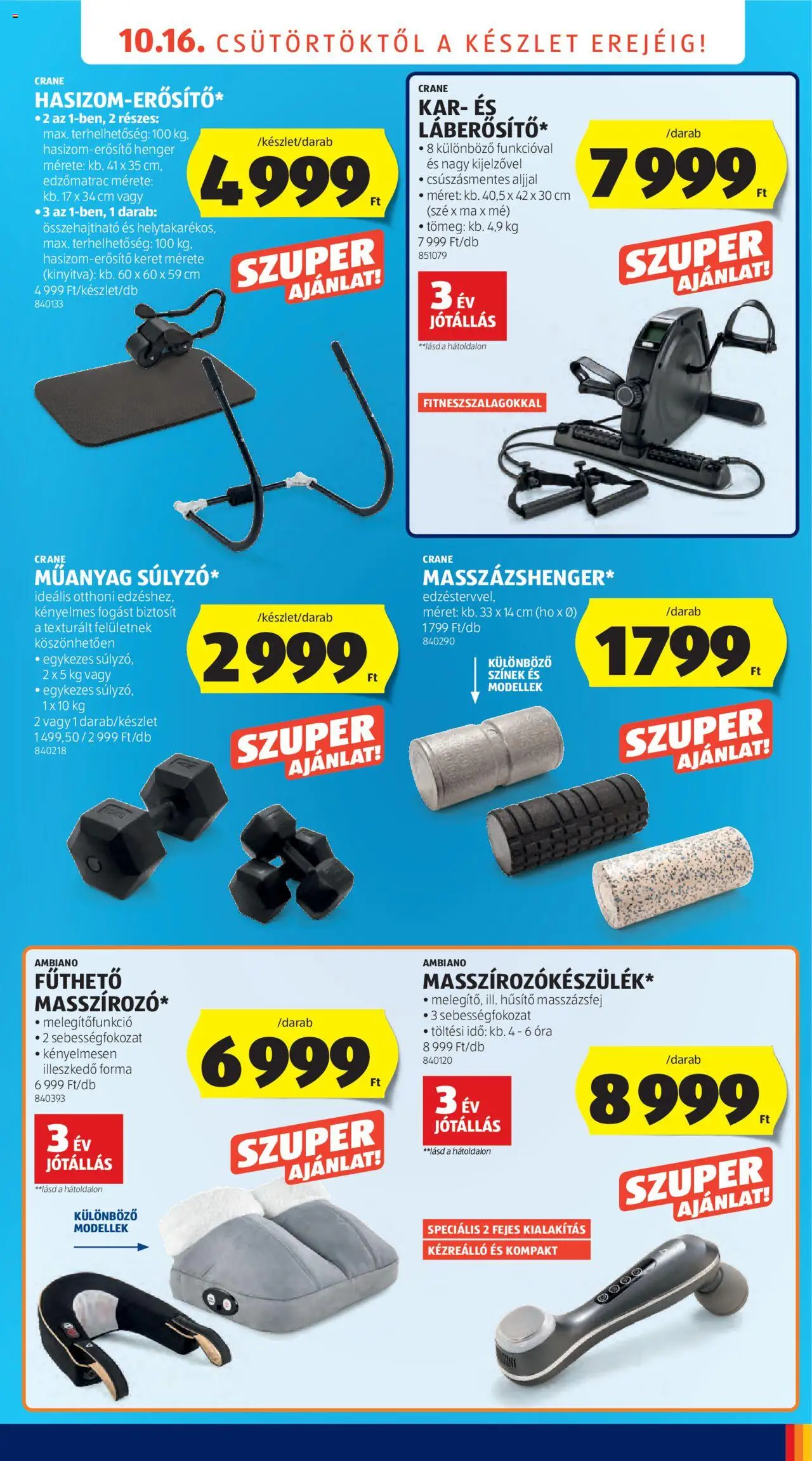 Aldi akciós ujság - amely érvényes a következő dátumtól: 16.10.2025 | Oldal: 19 | Termékek: Roller, Óra