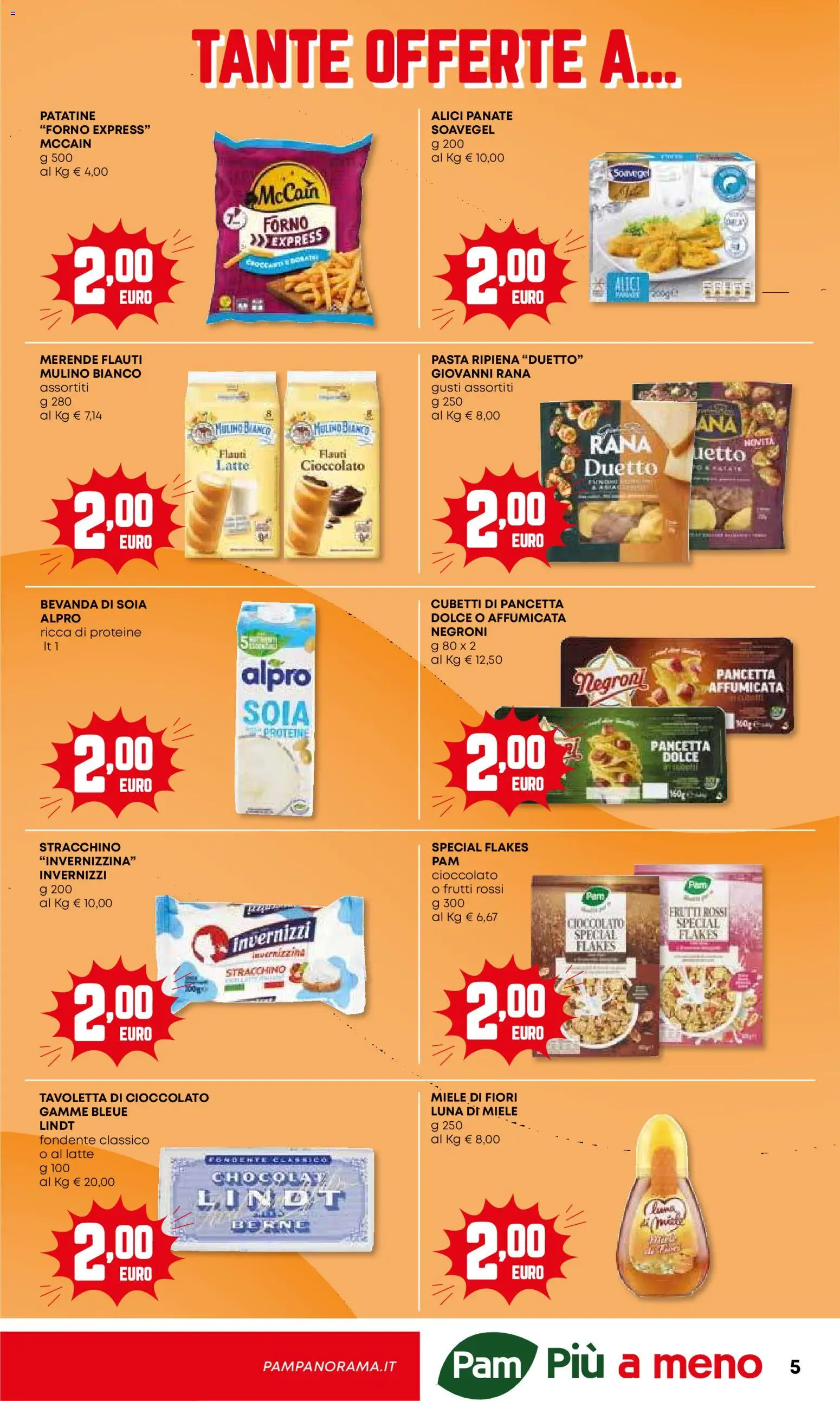 Volantino Panorama del 15.01.2026 | Pagina: 5 | Prodotti: Patatine, Pasta, Forno, Bevanda di soia