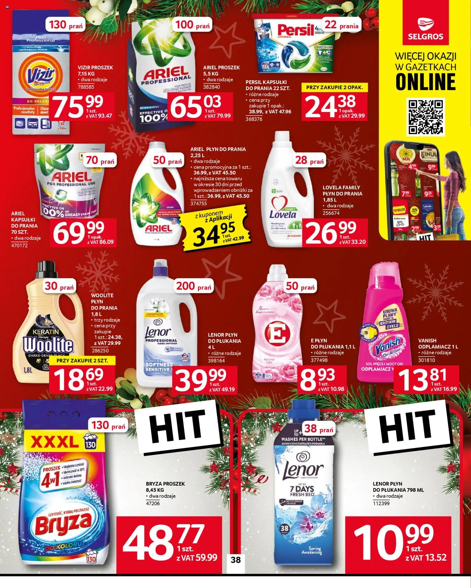 Selgros cash&carry Gazetka od 20.11.2025 | Strona: 32 | Produkty: Persil, Bułka, Ariel, Lenor płyn do płukania