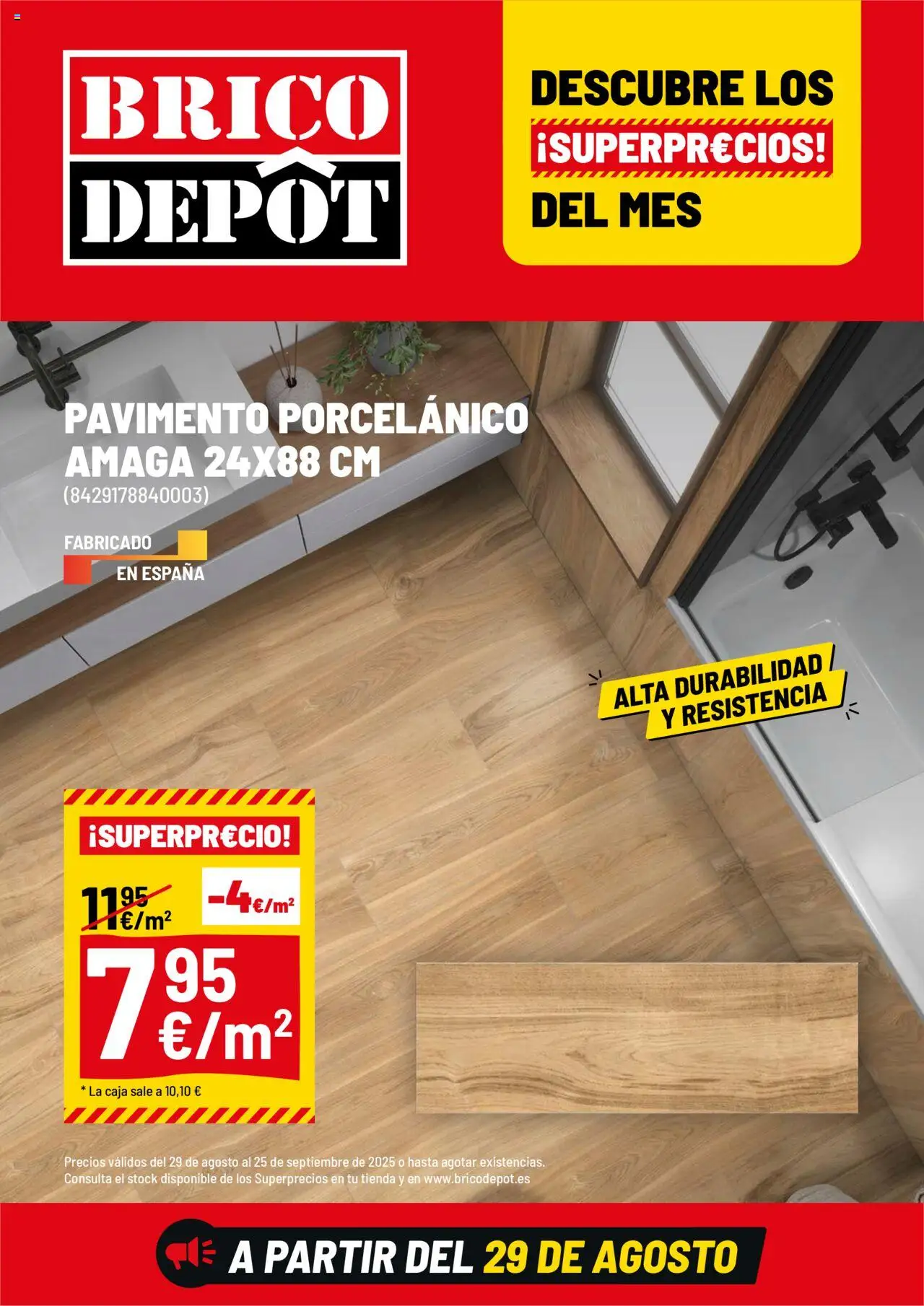 Brico Depôt folleto │ válido desde el 29.08.2025 | Página: 1 | Productos: Caja