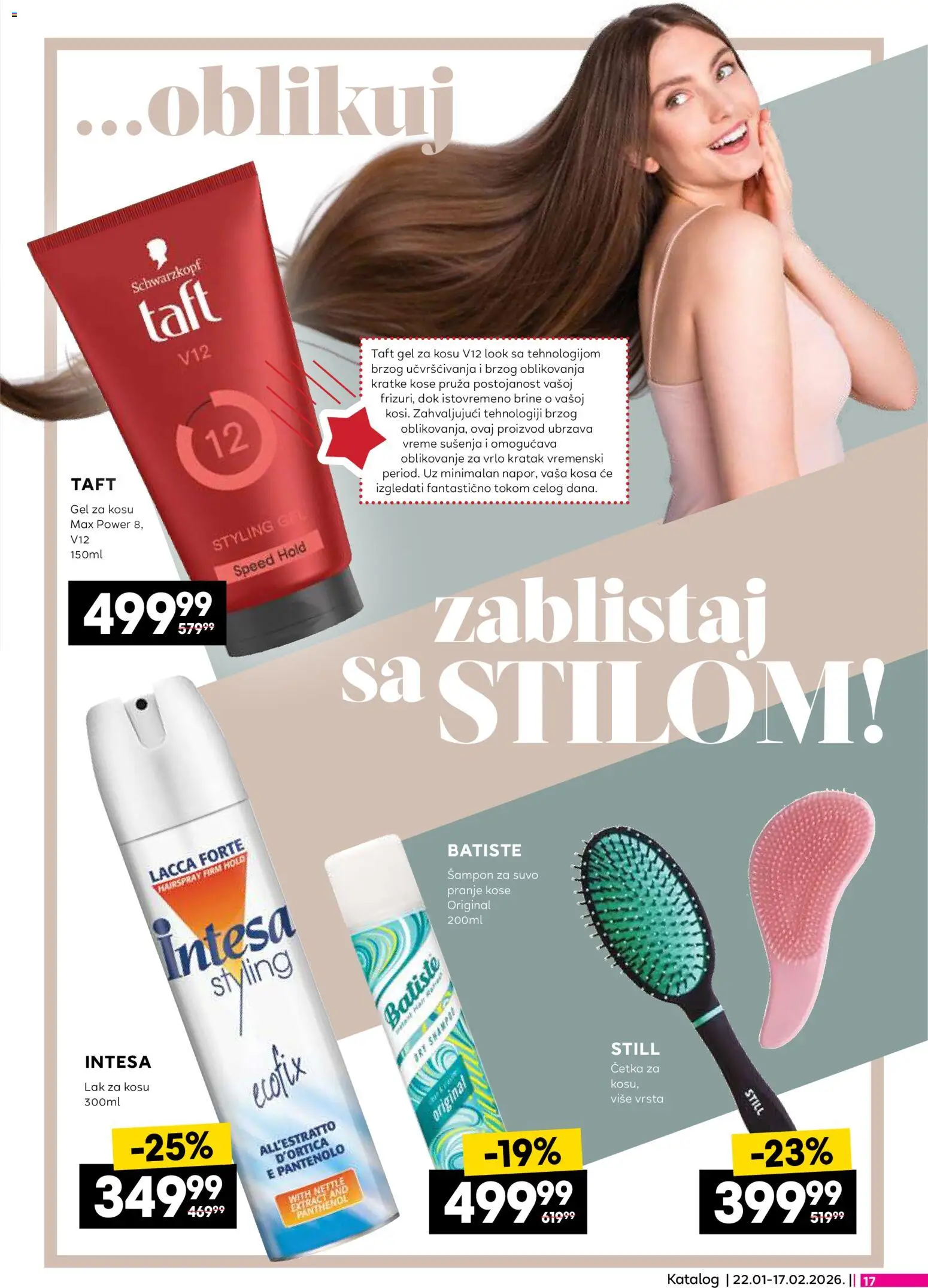 Roda katalog - važi od 22.01.2026 | Strana: 17 | Proizvode: Četka, Šampon, Lak za kosu