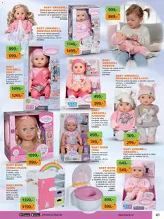 Náhled letáku Dráčik leták od 03.10.2025 | Strana: 47 | Produkty: Česací hlava, Panenka, Skříň