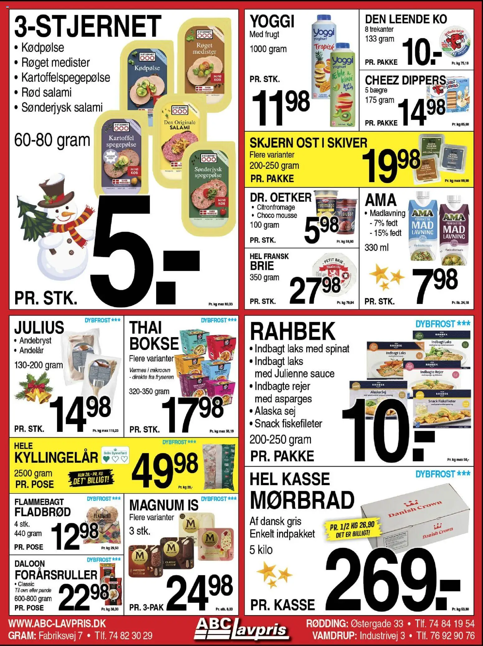 Abc Lavpris tilbudsavis – gyldig fra 03.12.2025 | Side: 5 | Produkter: Salami, Spegepølse, Ovn, Asparges