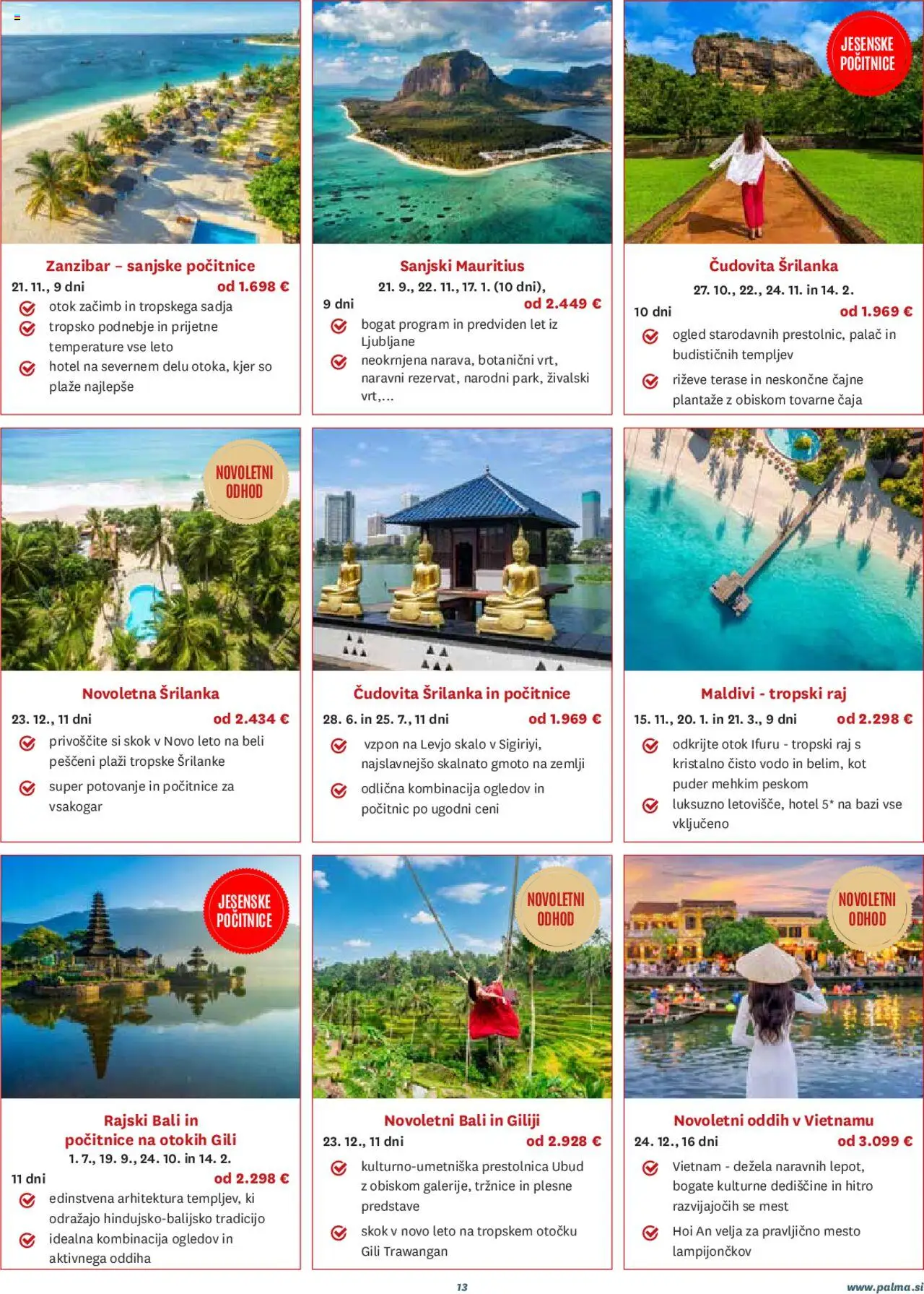 Palma katalog potovanja osrečujejo │ velja od 01.08.2025 | Stran: 13 | Izdelki: Puder