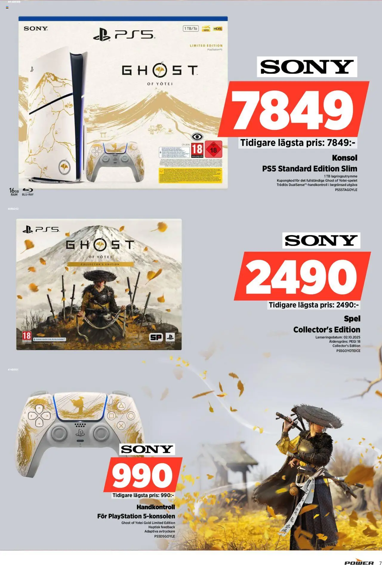 Power reklamblad aktuell från 06.10.2025 | Sida: 7 | Produkter: Playstation, Spel
