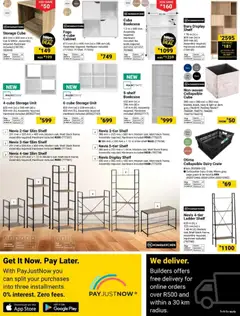 Builders specials catalogue – valid from 02.12.2025 | Page: 5 | Products: Crate, Shelf, Light, Ladder shelf