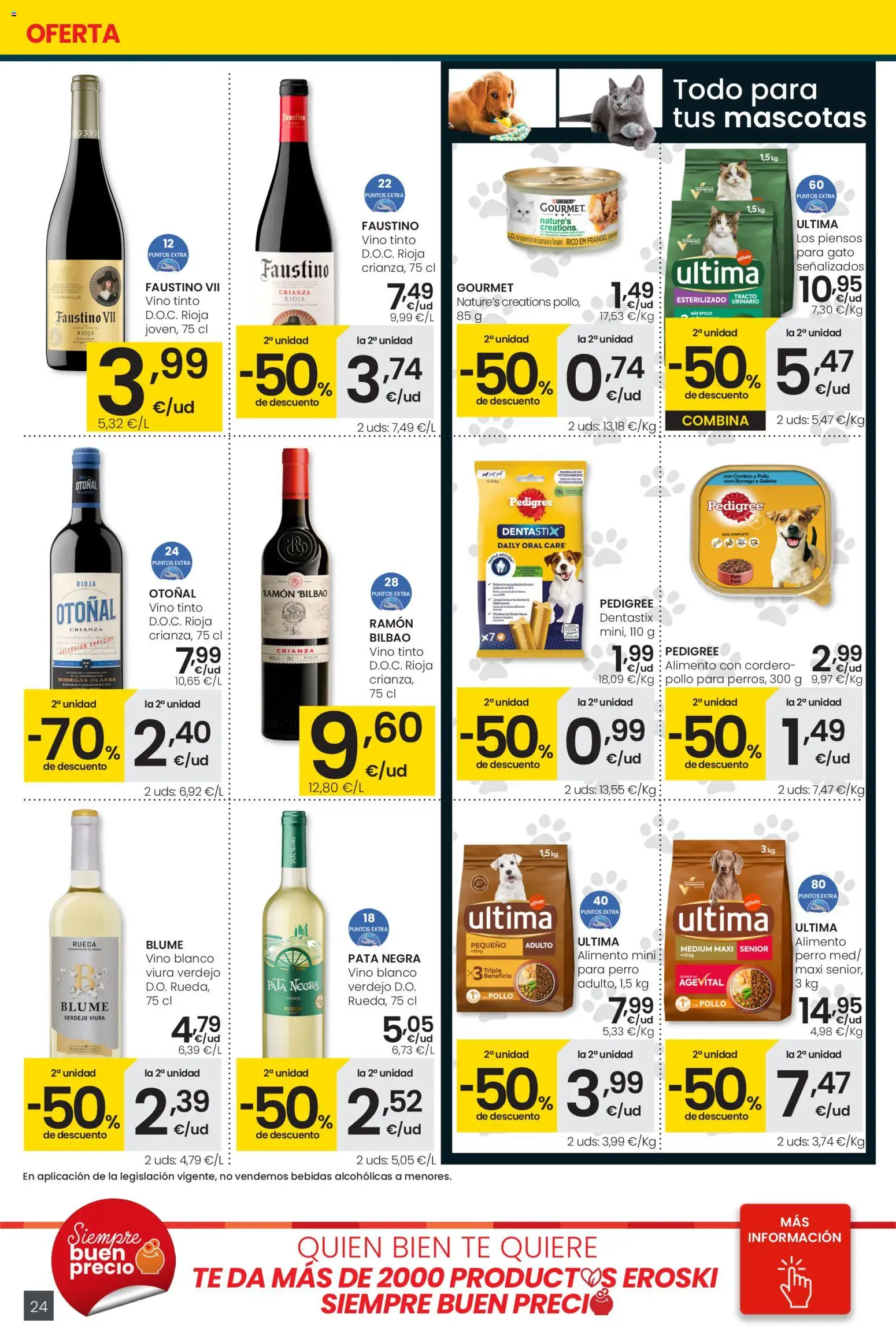 Eroski - Center │ válido desde el 29.01.2026 | Página: 24 | Productos: Vino, Paté, Té, Φίλτρο καφέ