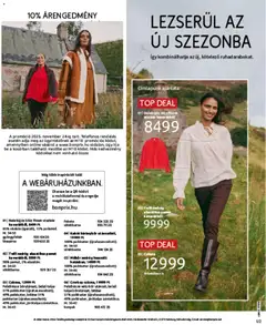 Bonprix akció katalógus + Új, Vidéki Romantika - amely érvényes a következő dátumtól: 24.11.2025 | Oldal: 2 | Termékek: Blúz, Kabát, Nadrág, Só