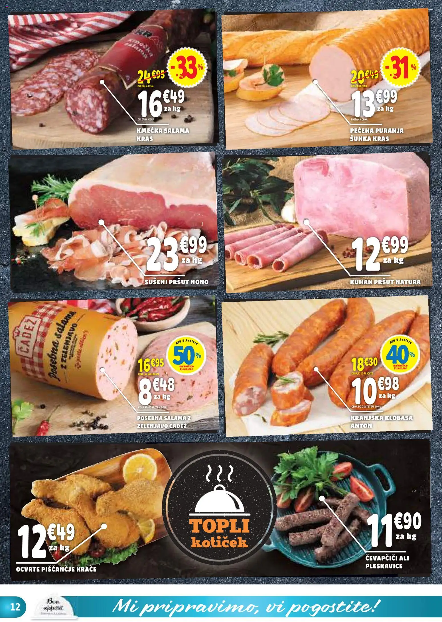 Novi E.leclerc katalog ponudbe – veljaven od 15.04.2026 | Stran: 12