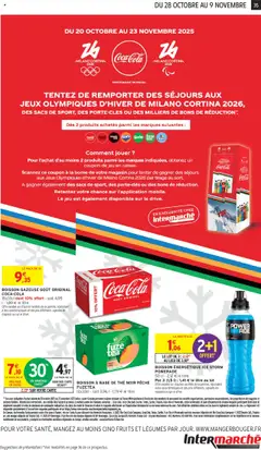 Intermarché - Prévisualisation de BOISSON À BASE DE THÉ NOIR PÊCHE FUZETEA, 12x33cl - soit 3,96 l valide à partir de 28.10.2025 | Page: 23