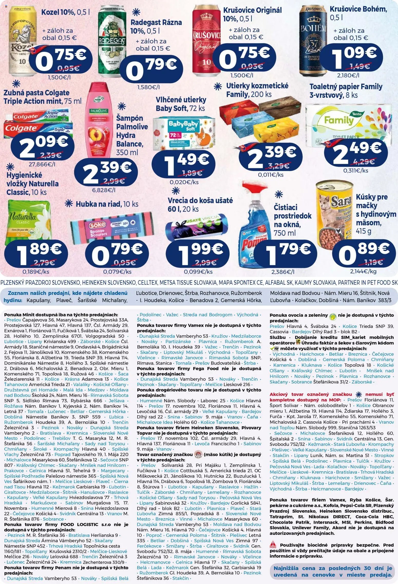 Nové Milk Agro akcie – leták je platný od 12.11.2025 | Strana: 11 | Produkty: Mop, Radegast, Šampón, Krušovice