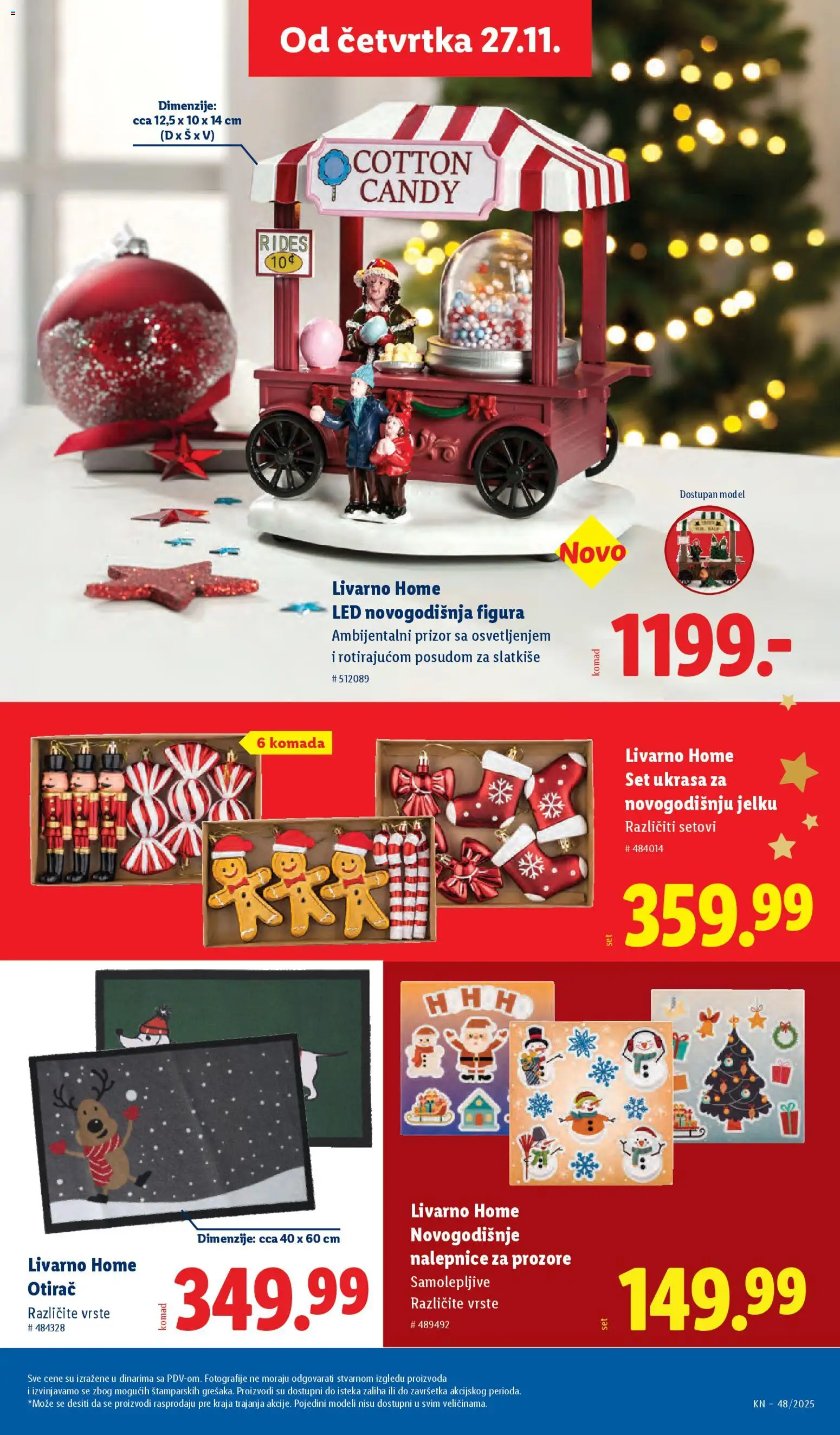 Lidl katalog - važi od 27.11.2025 | Strana: 63 | Proizvode: Otirač, Candy