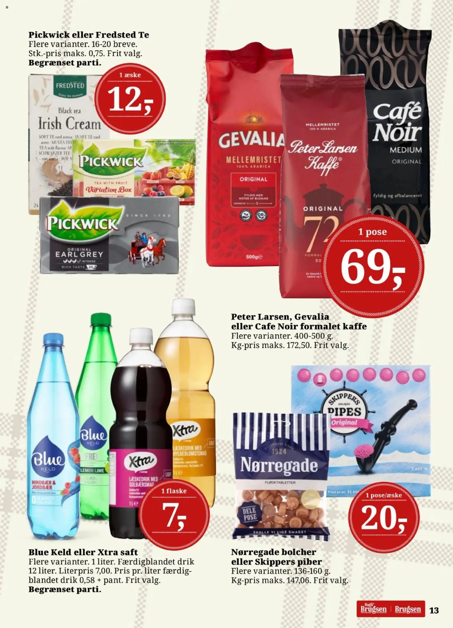 Dagli'Brugsen tilbudsavis – gyldig fra 10.04.2026 | Side: 15 | Produkter: Te, Jordbær, Hindbær, Sukker