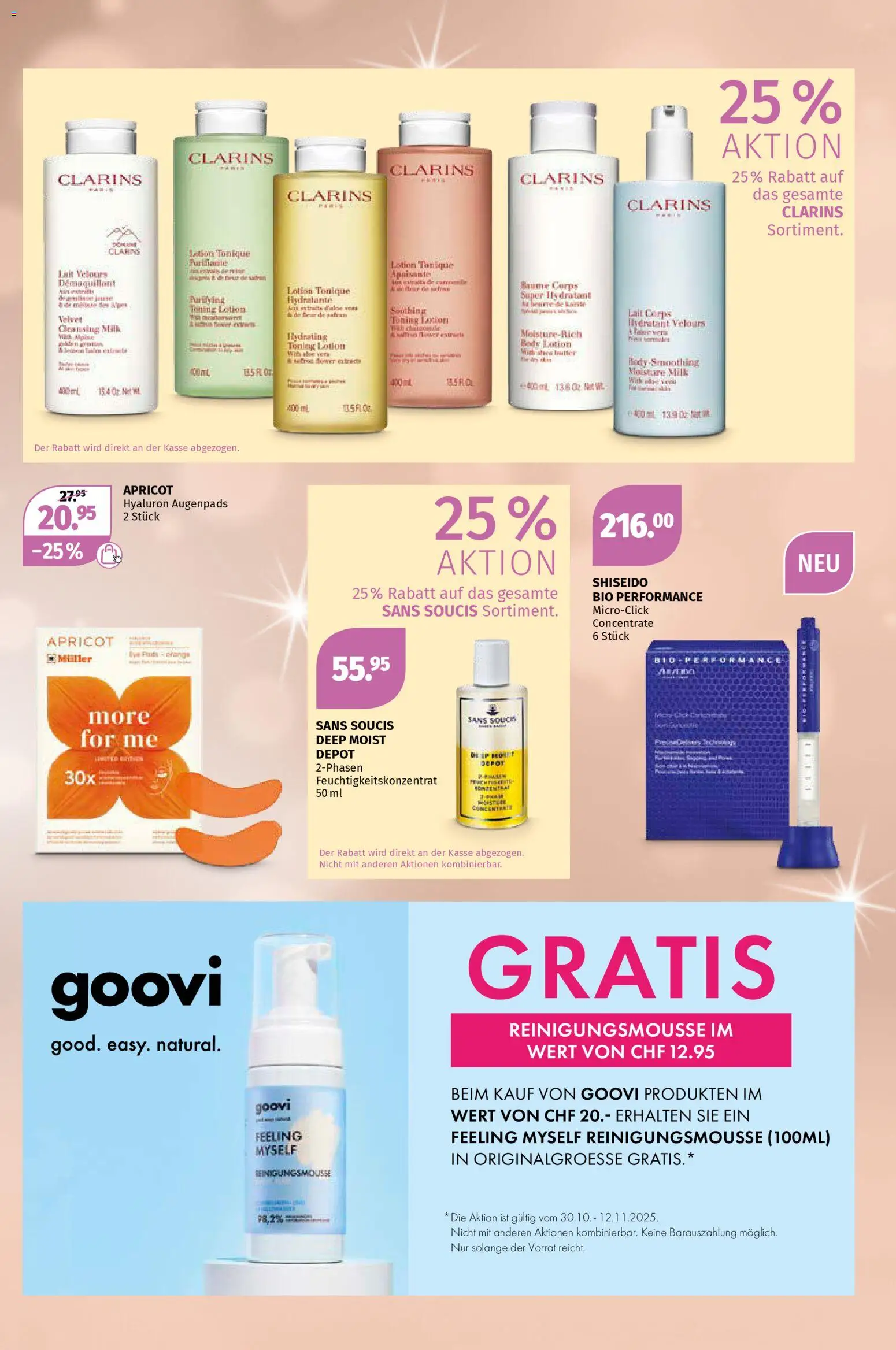 Müller Aktionen Parfümerie – gültig ab 30.10.2025 | Seite: 3 | Produkte: Serum, Butter, Body Lotion, Body Milk