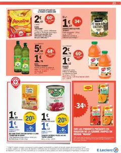 E.Leclerc - Prévisualisation de SUR LES PRODUITS PRÉSENTS EN MAGASIN DE LA GAMME SOUPES EN BRIQUE "MAGGI", Offre d'avantage immédiat en caisse non cumulable avec les produits de la même gamme bénéficiant d'un autre avantage immédiat ou d'une autre promotion. valide à partir de 24.02.2026 | Page: 23