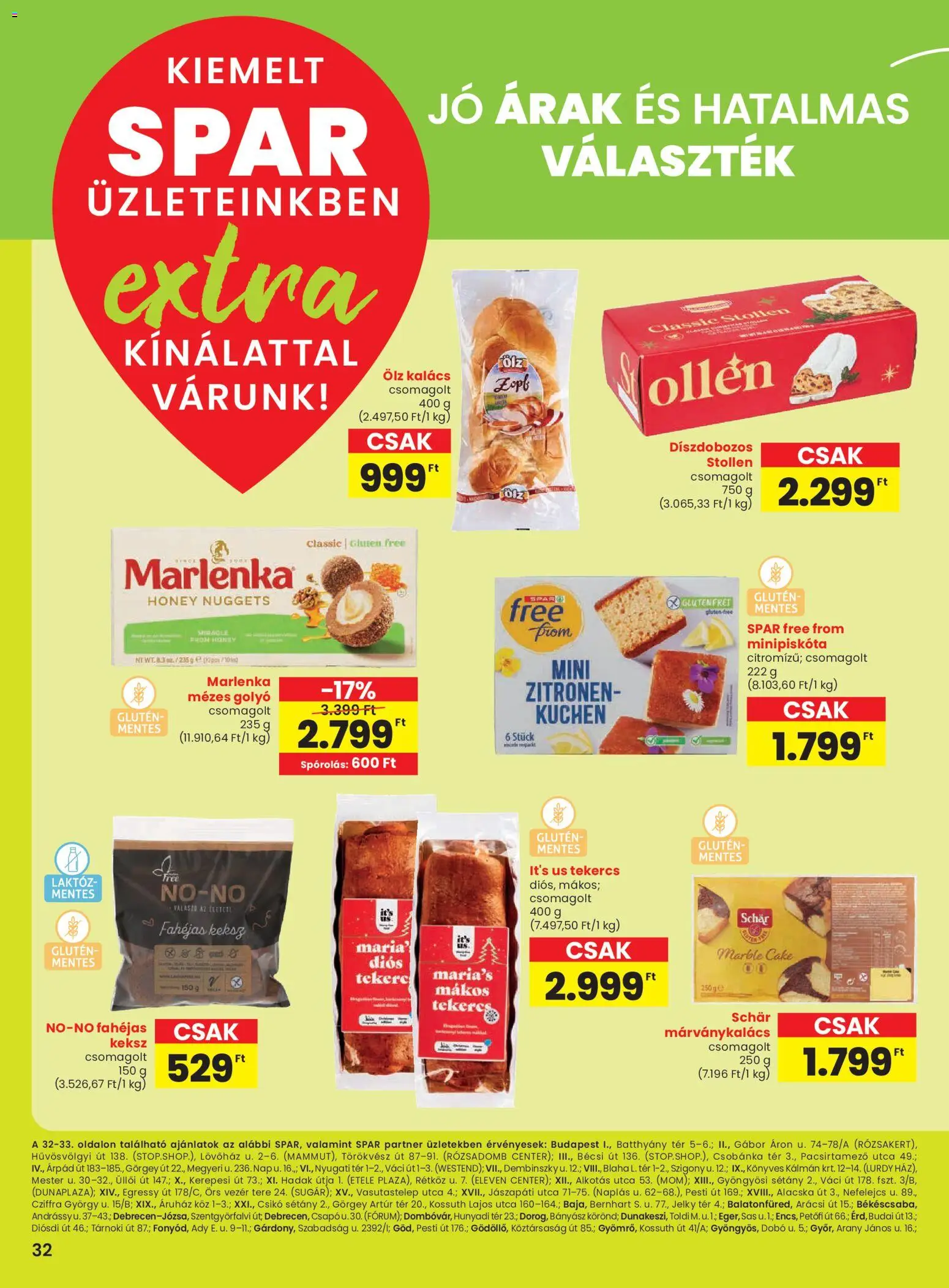 Spar akciós ujság - amely érvényes a következő dátumtól: 11.12.2025 | Oldal: 5 | Termékek: Kalács, Nuggets, Keksz
