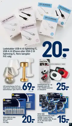 Rema 1000 tilbudsavis – gyldig fra 14.09.2025 | Side: 23 | Produkter: Batterier