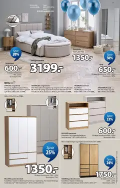 JYSK - Tilbudsavis gyldig fra 27.03.2026 | Side: 11 | Produkter: Kommode, Sengebord, Hylde, Spejl