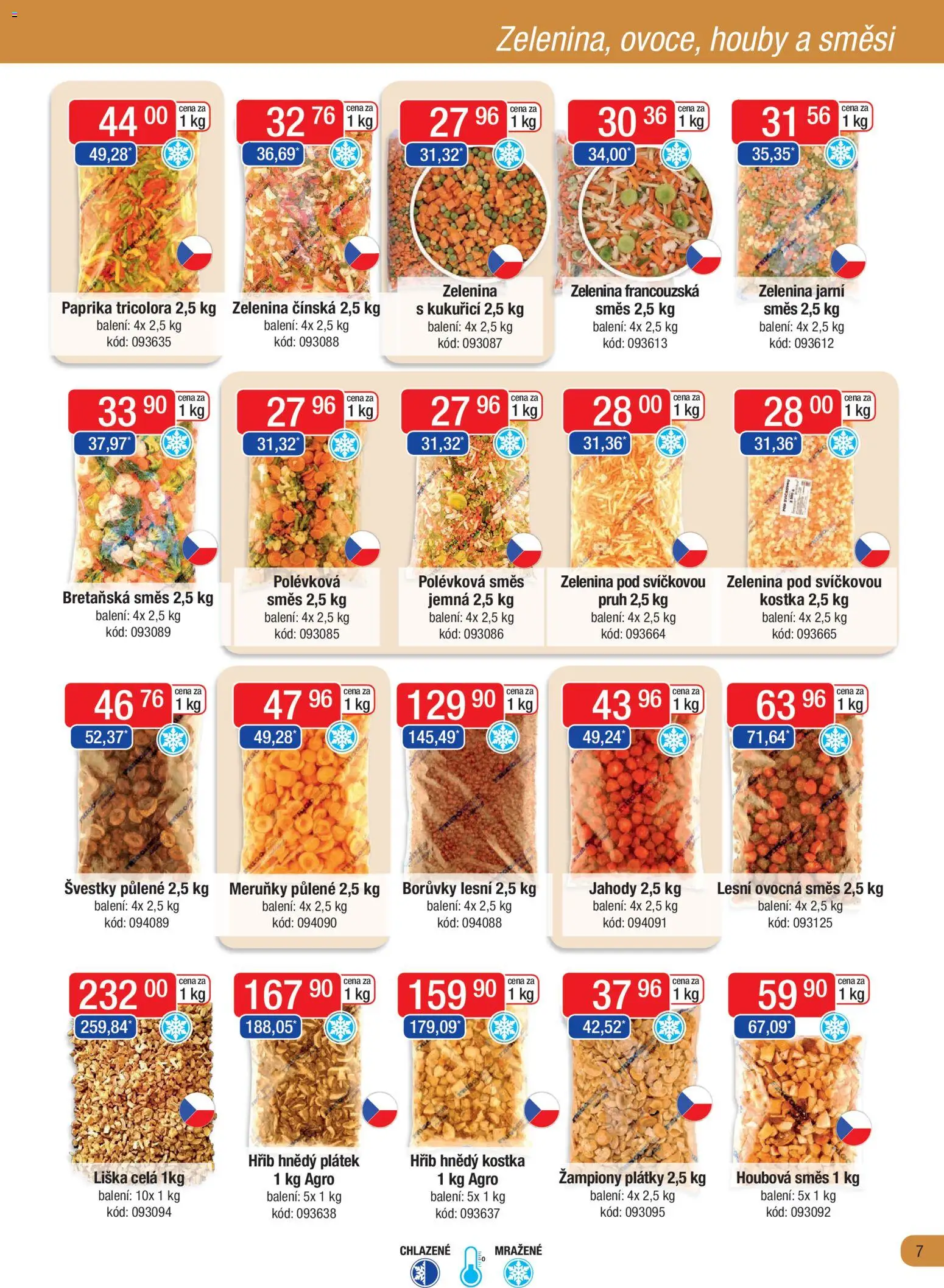 Astur & Qanto leták - Velkoobchod fresh 12/2025 od 01.12.2025 | Strana: 7 | Produkty: Žampiony, Jahody, Paprika, Meruňky