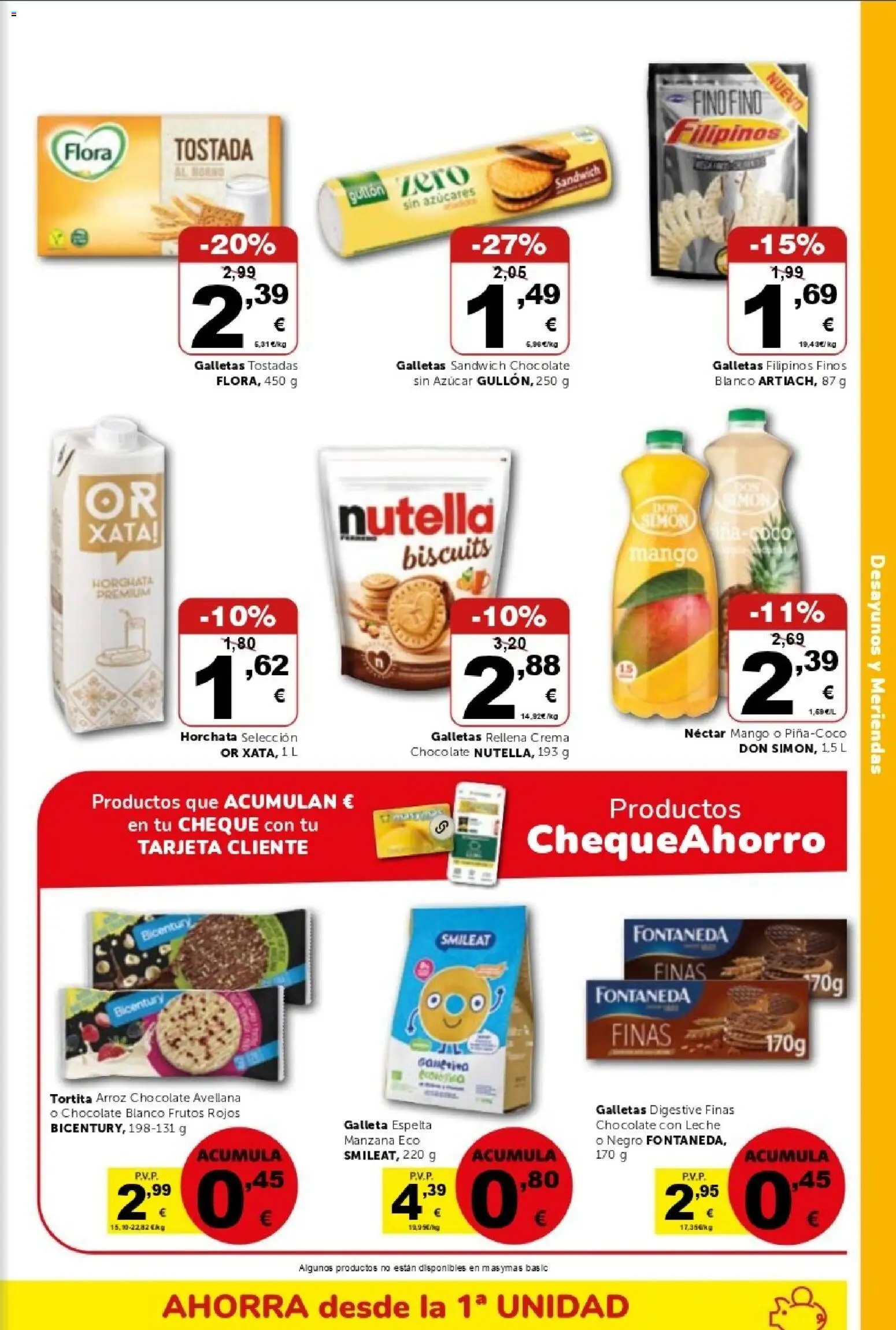 Masymas folleto │ válido desde el 24.04.2026 | Página: 11 | Productos: Chocolate, Galletas, Ρούτερ, Néctar