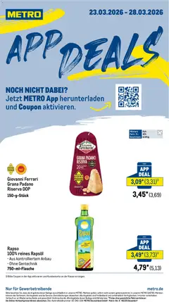 Metro App Deals ab 23.03.2026 gültig