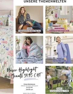 Tchibo Aktionen ab 24.02.2026 gültig | Seite: 3 | Produkte: Tisch, Bettwäsche