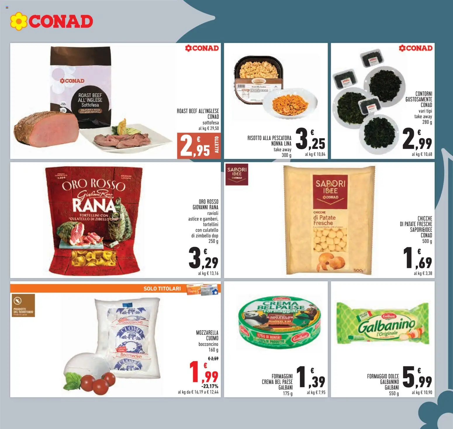 Volantino Conad del 07.01.2026 | Pagina: 11 | Prodotti: Crema, Patate, Pasta, Ravioli