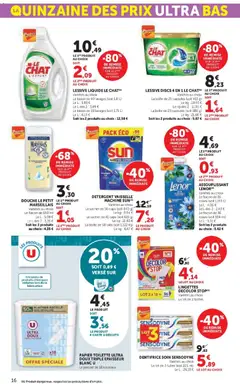 U Express - Prévisualisation de U Express catalogue valide à partir de 10.03.2026 | Page: 16 | Produits: Lenor, Dentifrice, Lessive Liquide, Douche