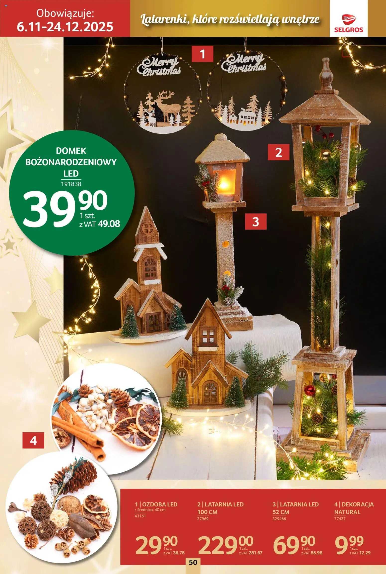 Selgros cash&carry Gazetka - Boże Narodzenie od 06.11.2025 | Strona: 50