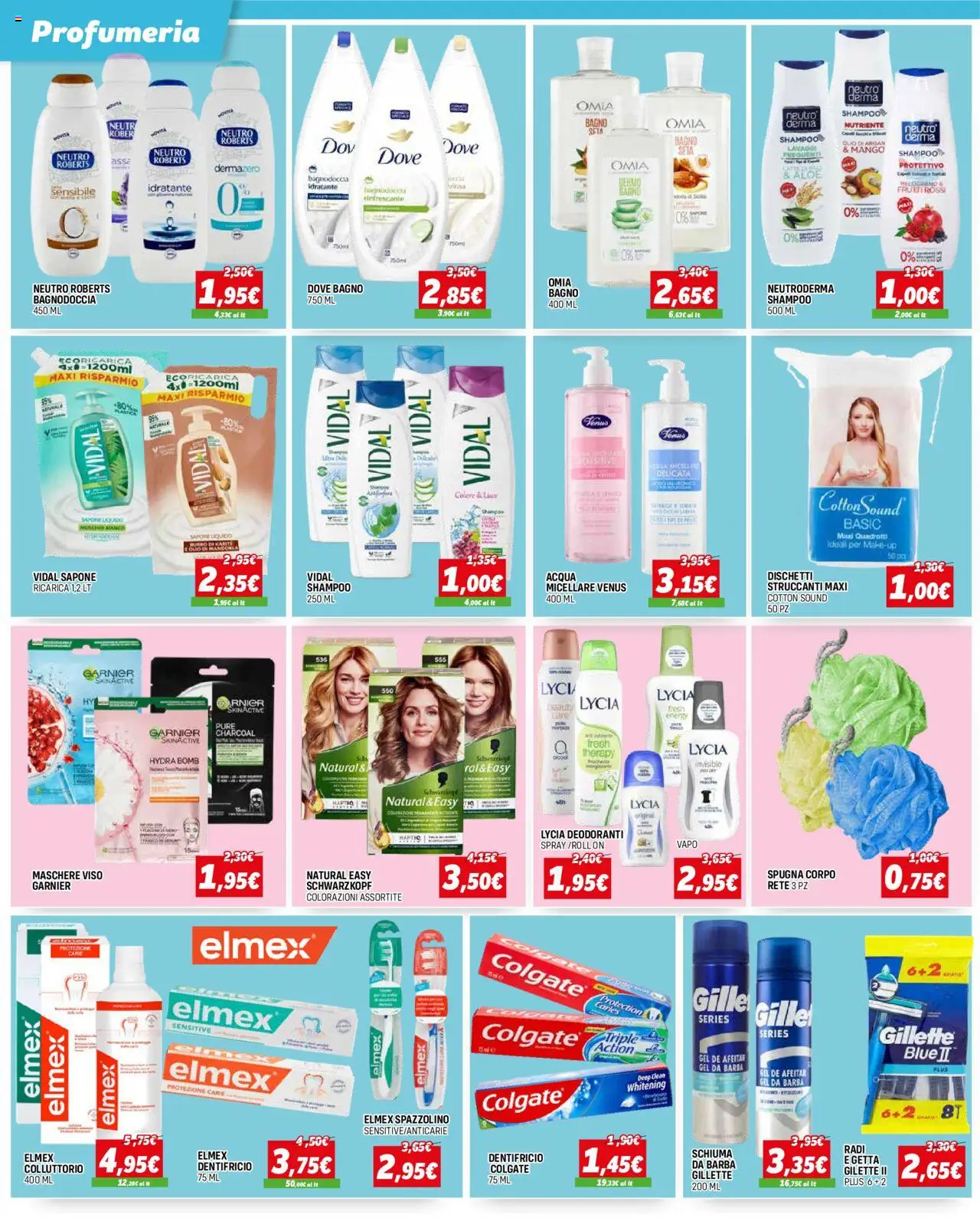 Volantino Orizzonte del 09.10.2025 | Pagina: 2 | Prodotti: Shampoo, Dentifricio, Acqua, Mango