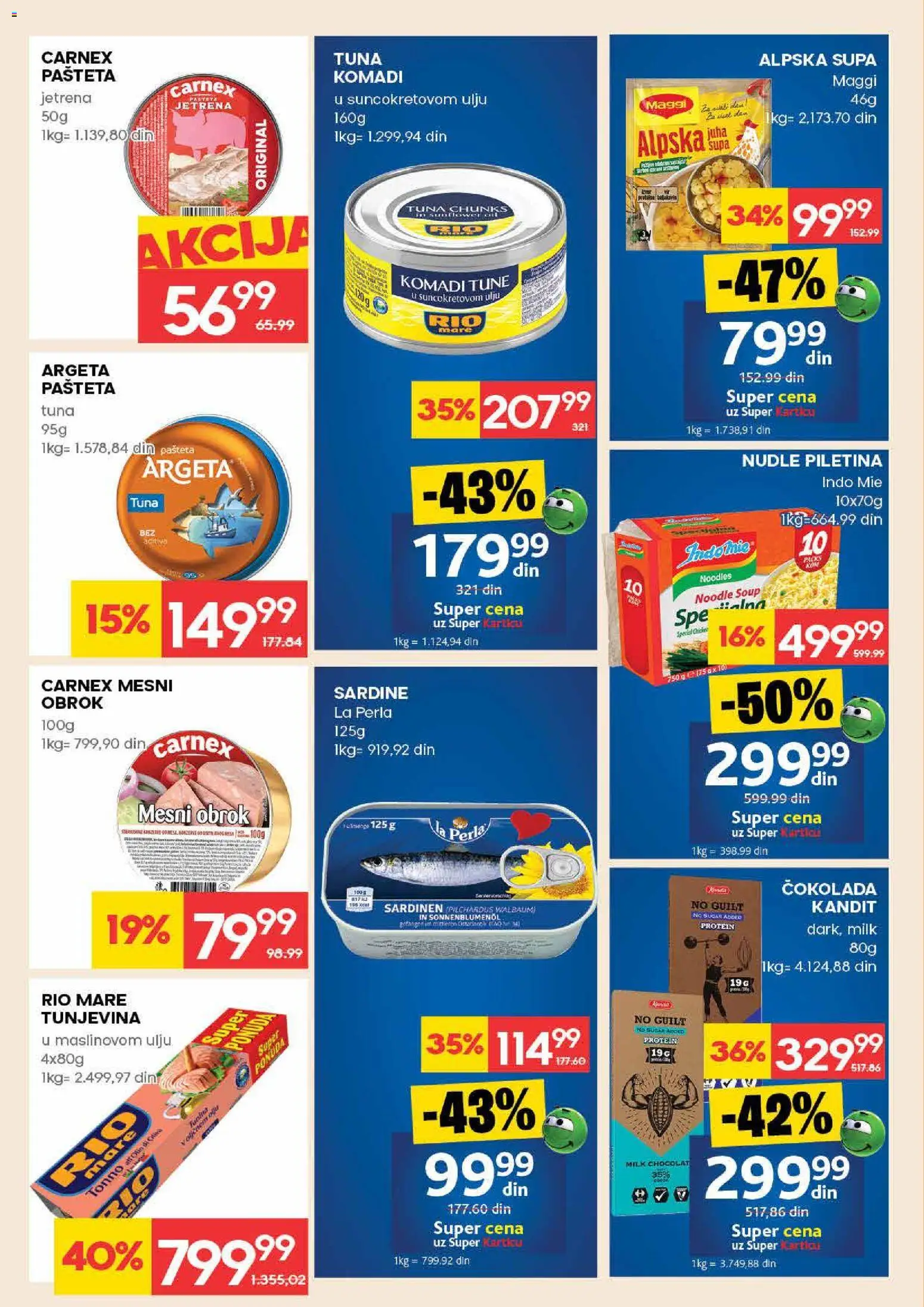 Roda katalog - važi od 12.02.2026 | Strana: 18 | Proizvode: Rio mare, Čokolada, Piletina, Pašteta