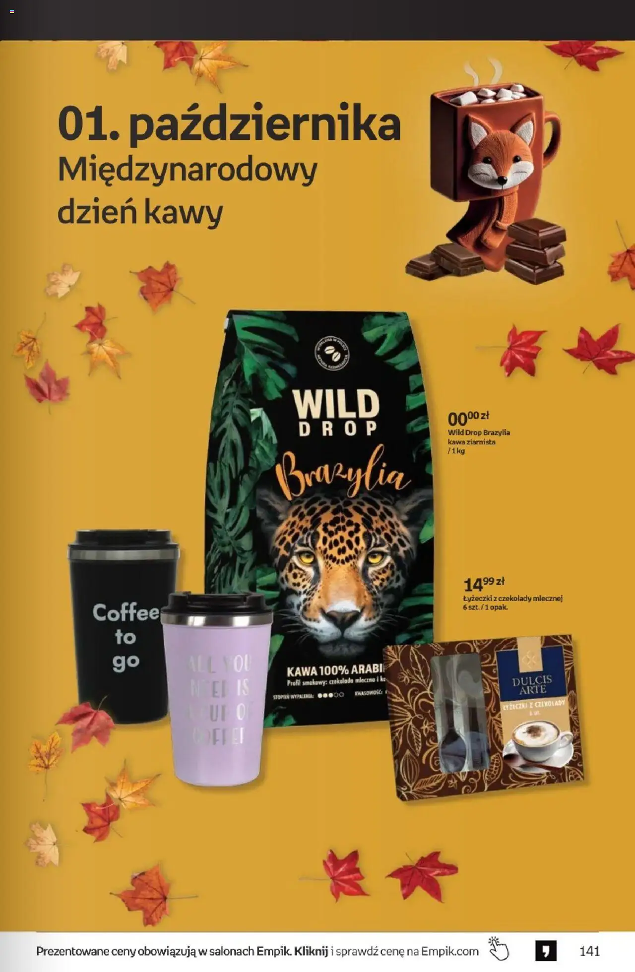Empik promocje - Tom kultury Zabawki od 24.09.2025 | Strona: 55 | Produkty: Czekolady, Kawa ziarnista, Kawa, Czekolada