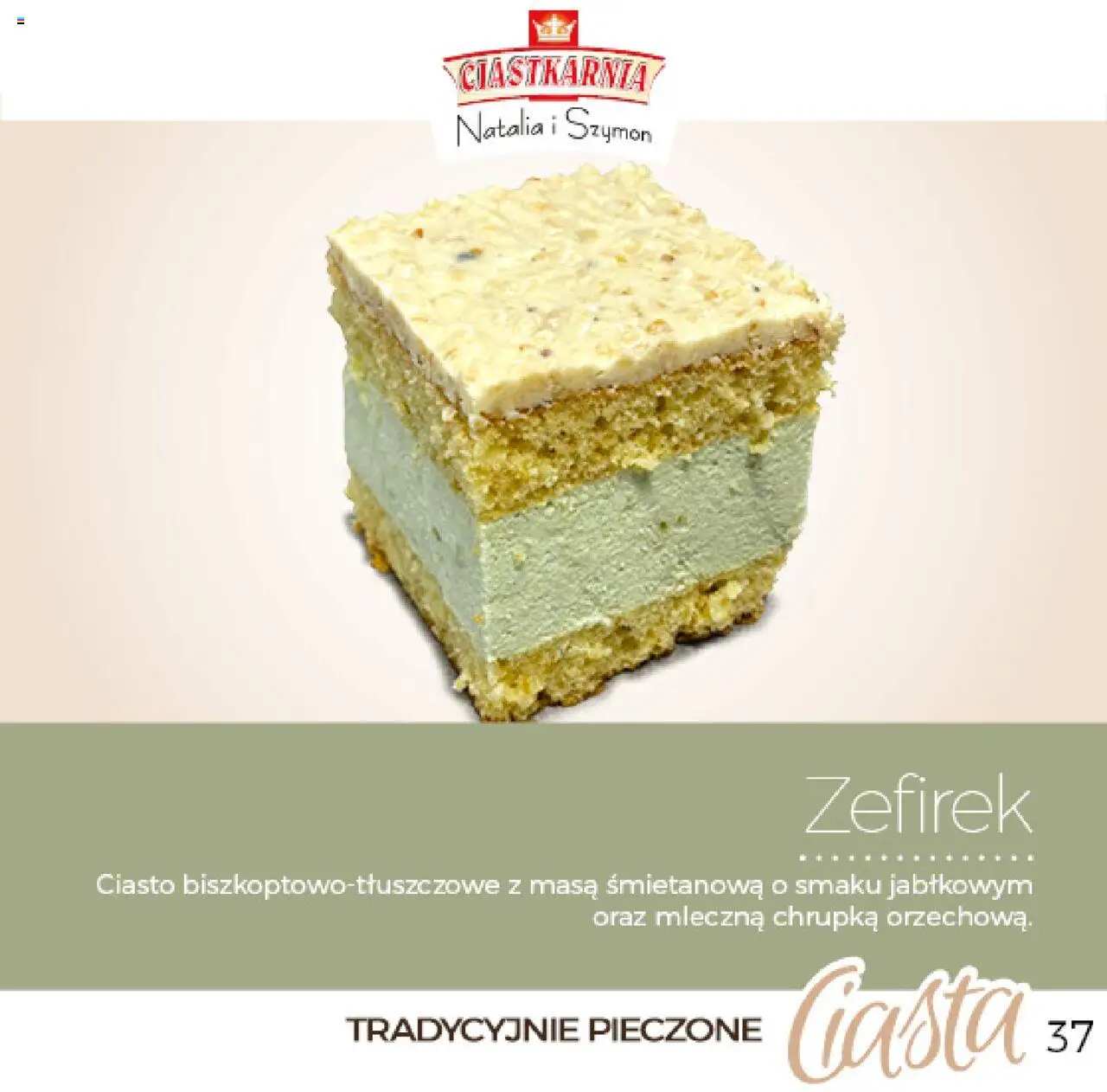 Topaz Gazetka - Ciast od 04.06.2025 | Strona: 37 | Produkty: Ciasto