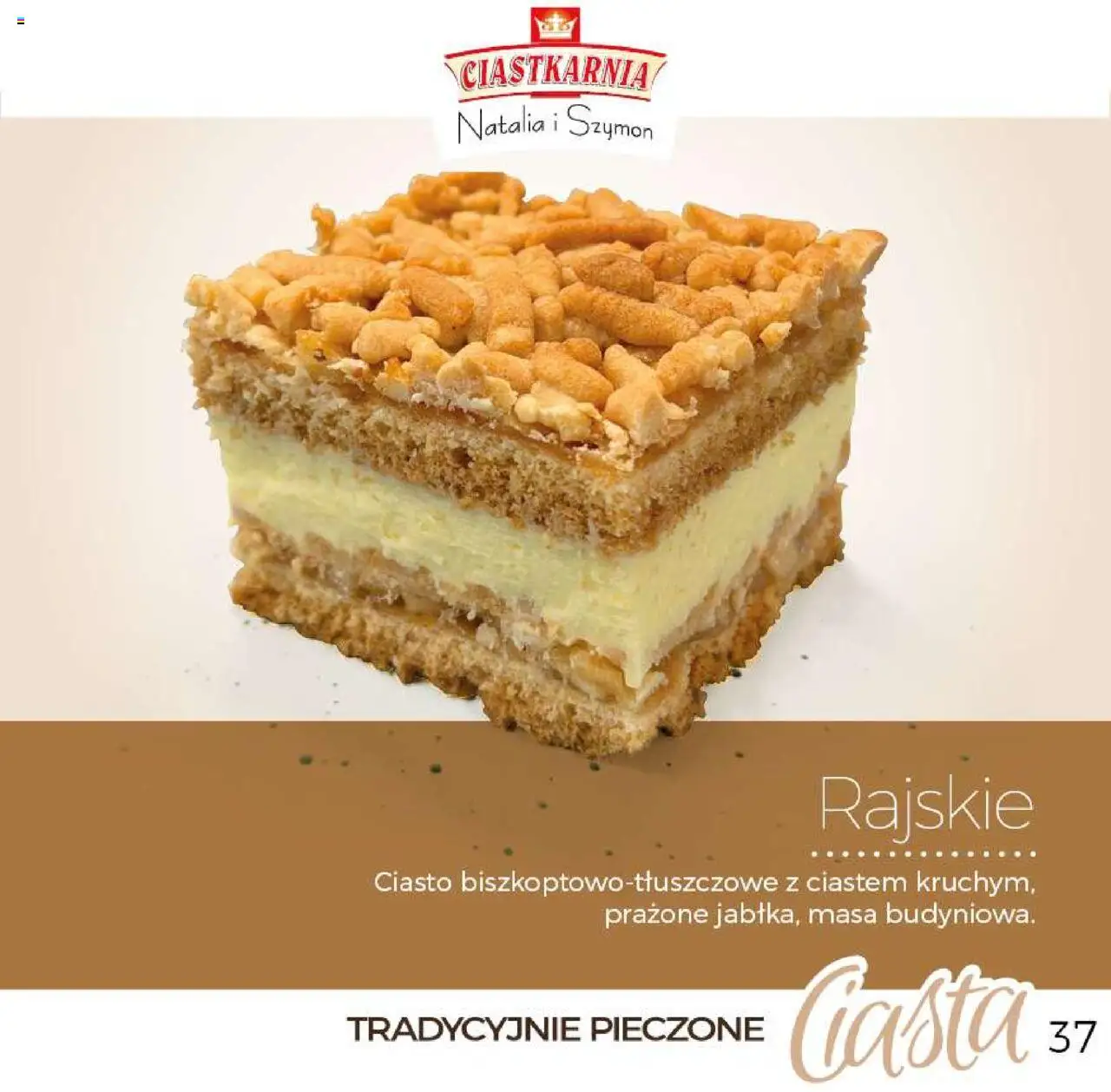 Topaz Gazetka - Ciast od 04.06.2025 | Strona: 37 | Produkty: Ciasto