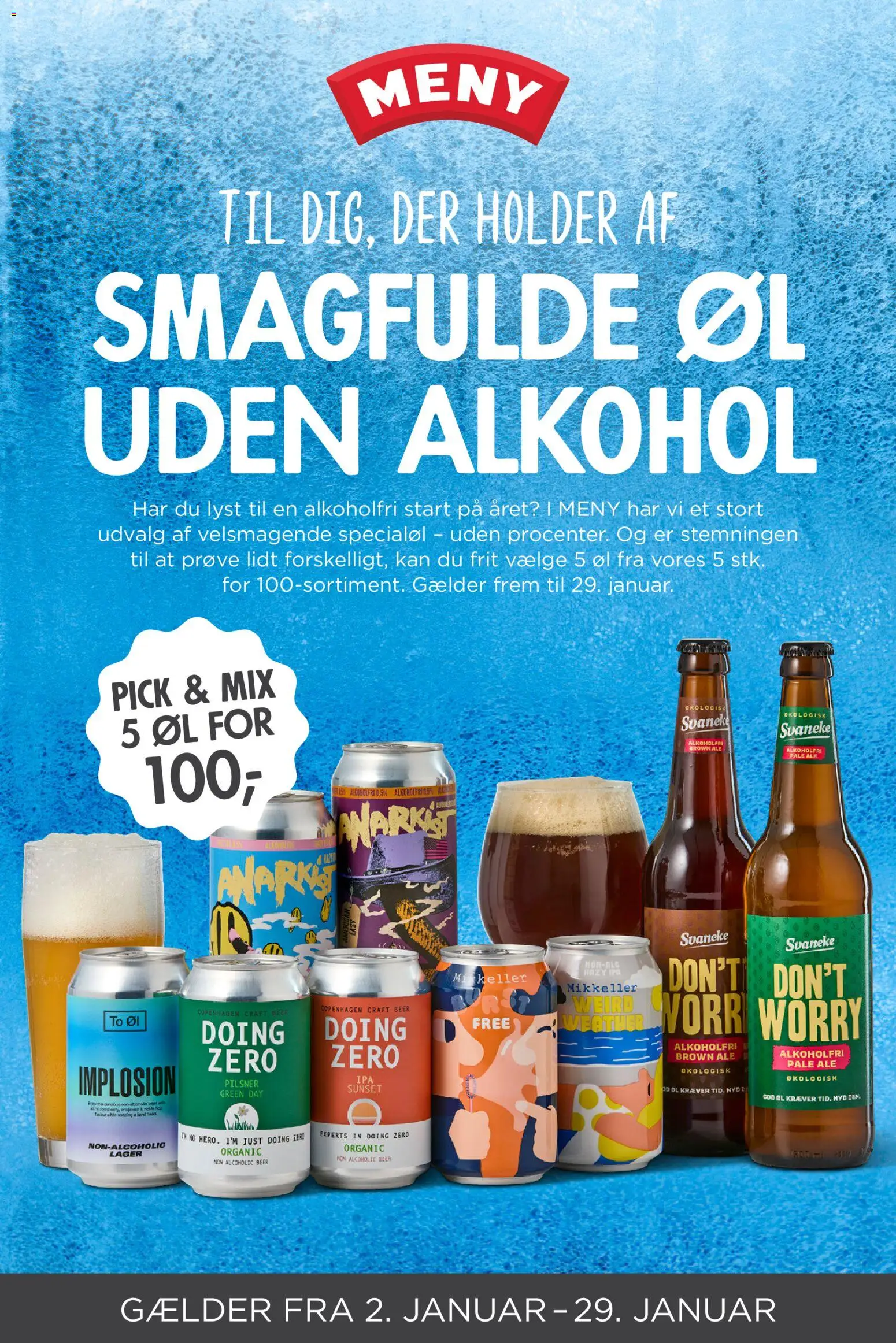 Meny tilbudsavis – gyldig fra 23.01.2026 | Side: 31 | Produkter: Øl, Is