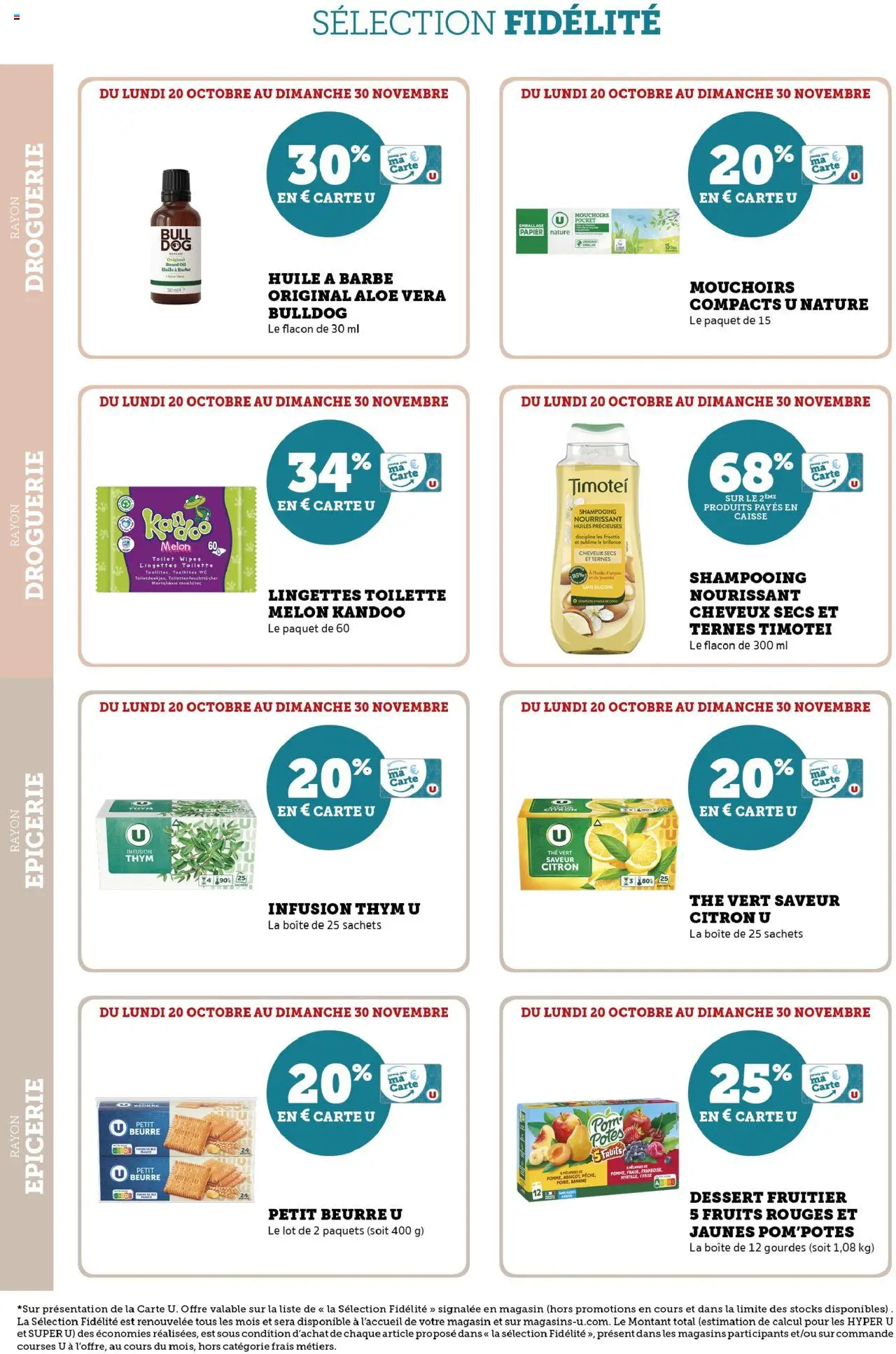 {H1} | Page: 16 | Produits: Pom'potes, Infusion, Shampooing, Banane