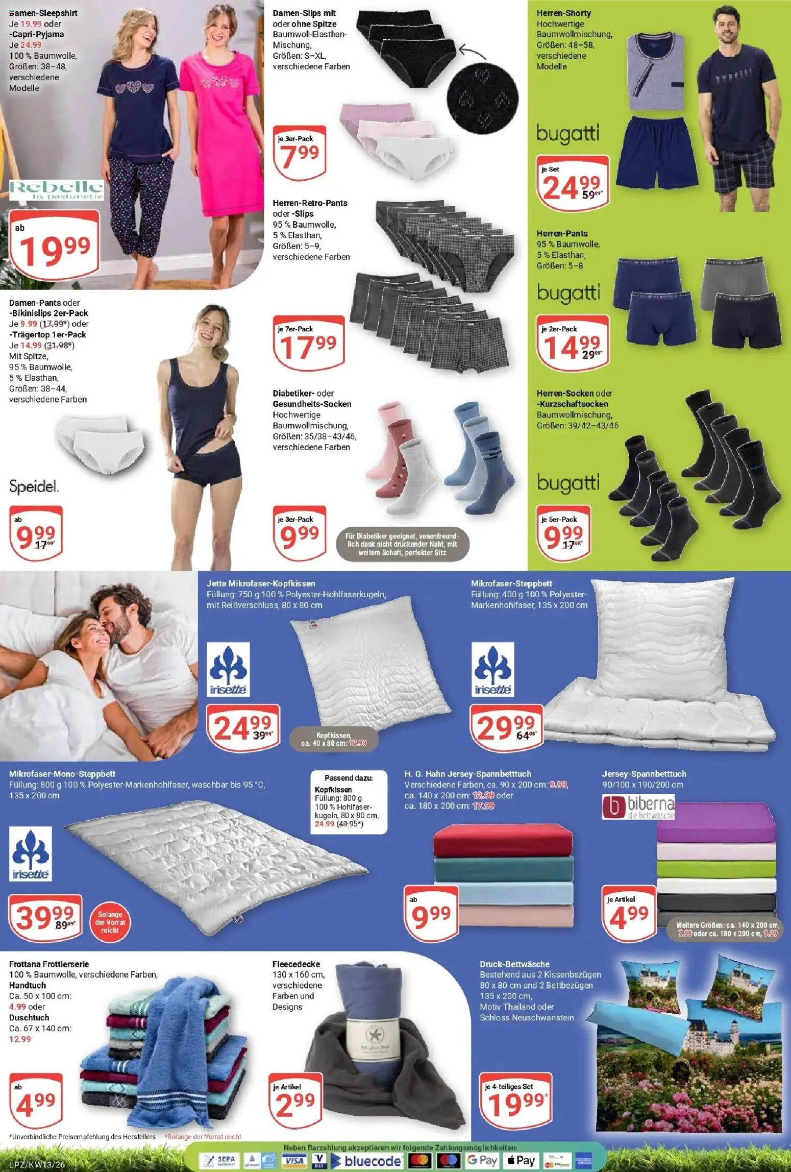 Globus prospekt Leipzig	 – gültig ab 23.03.2026 | Seite: 31 | Produkte: Bettwäsche, Kopfkissen