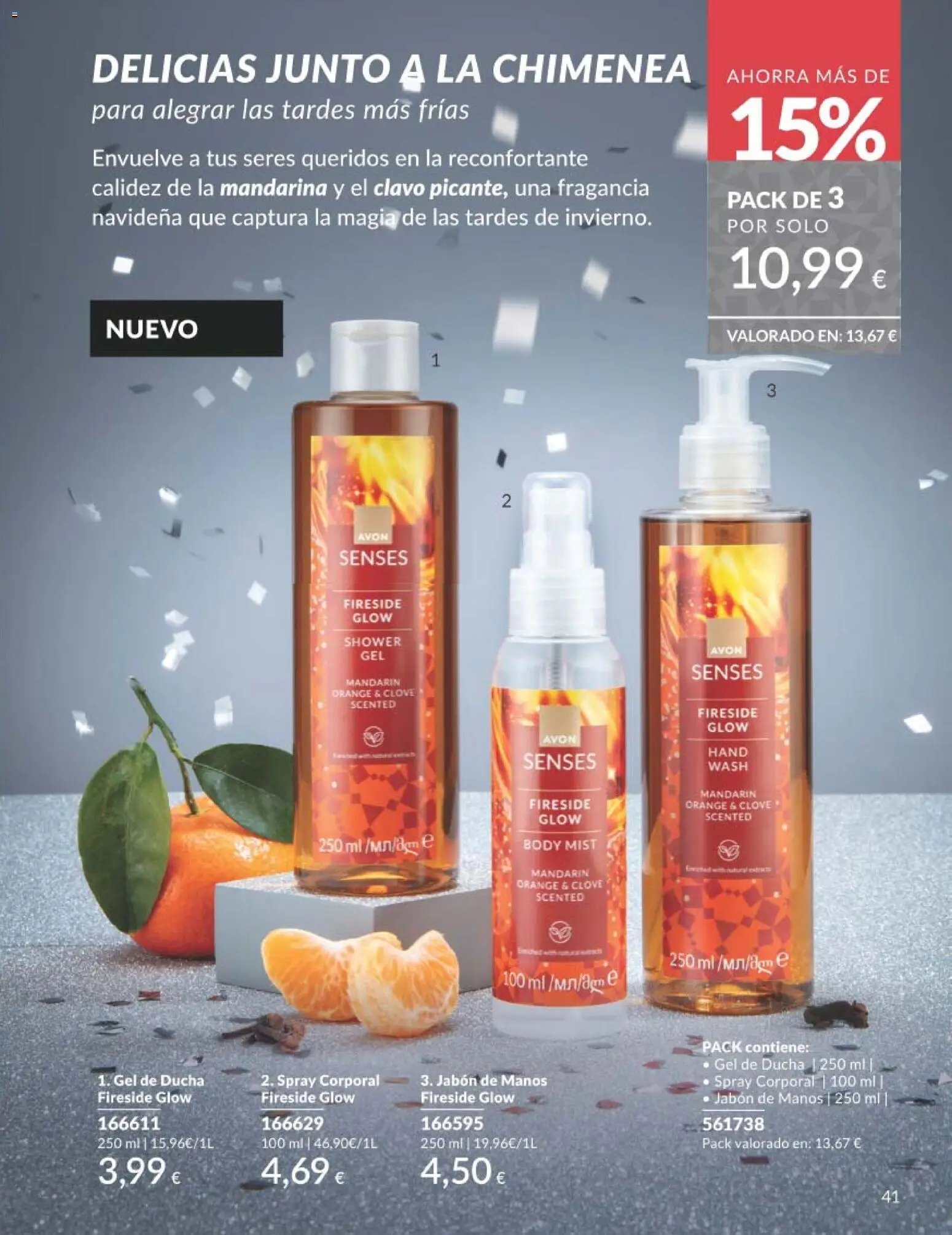 Catálogo AVON campaña 11 Black Friday │ válido desde el 01.11.2025 | Página: 41 | Productos: Jabón, Spray corporal, Body, Ducha