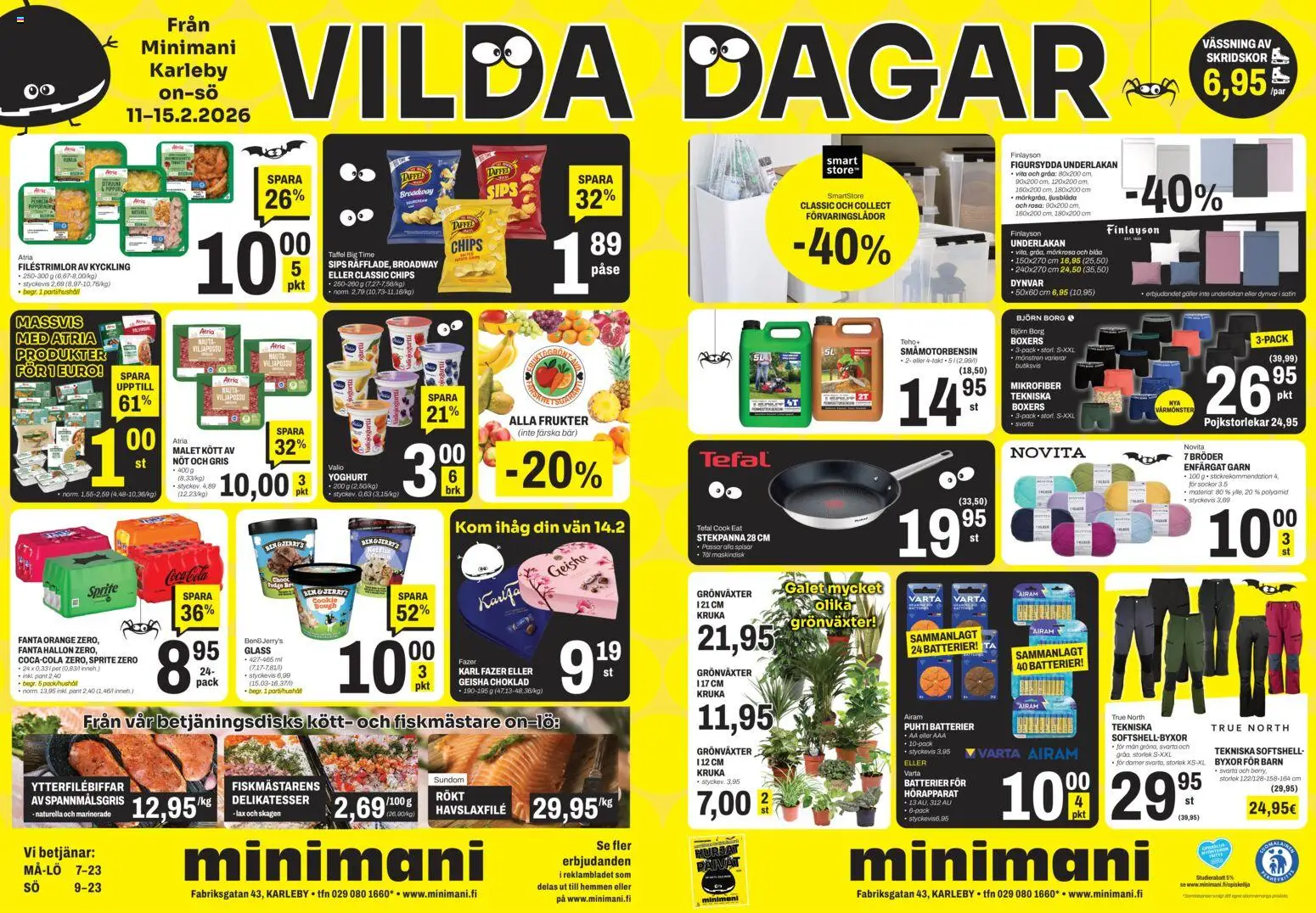 Minimani Tarjoukset - Kokkola – voimassa 11.02.2026 alkaen | Sivu: 2 | Tuotteet: Sprite, Coca cola, Fanta